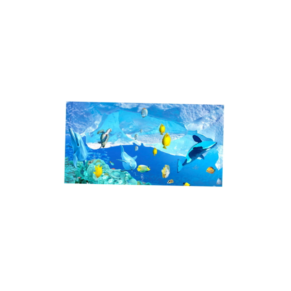 PhilMat Tanque de peces de acuario software artificial decoraciÃ³n azul planta de coral 