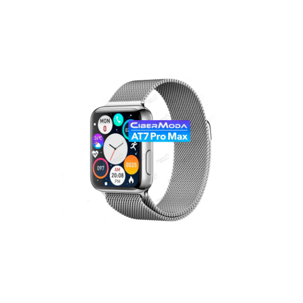 Smartwatch At7 Pro Max Plateado Ciber Moda At7 Pro Max Serie 7