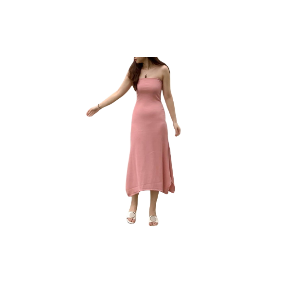 Visgogo Vestido De Tubo De Verano Para Mujer Elegante Vestido Largo De Playa Ajustado De Color Sóli Visgogo Moda