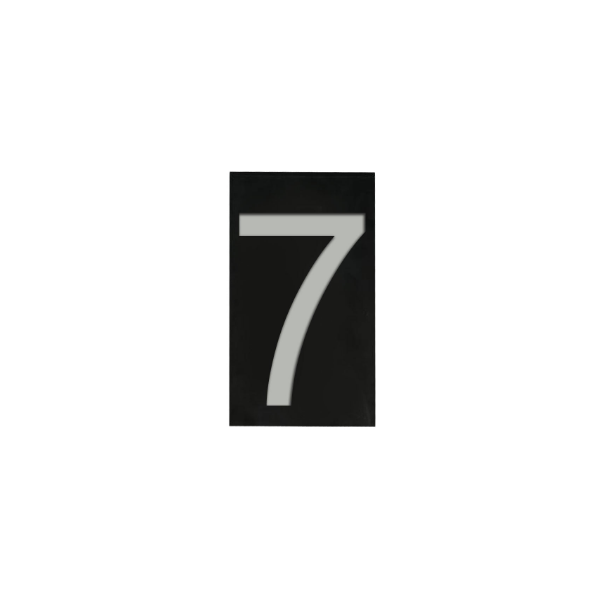 Señal De Dirección Número Calle Número Alfanumérico Tipo De 7 Gloria Luz De Número De Casa