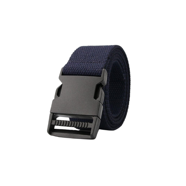 Cinturón De Lona Ocasional Color Sólido Cinturones Elástico Con Hebilla De Plástico Deportes Exterio Baoblaze Cinturón De Lona