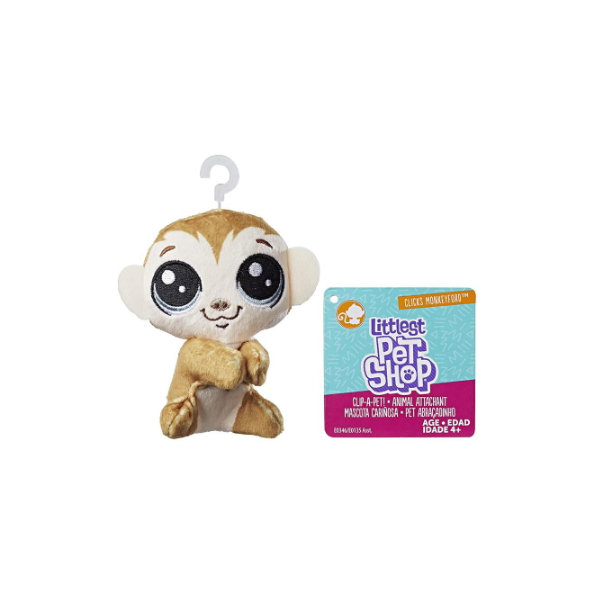 Littlest Pet Shop Mini Peluche Clicks Monkeyford 11 Cm Hasbro Littlest Pet Shop Mini Peluche Clicks Monkeyford 11 Cm