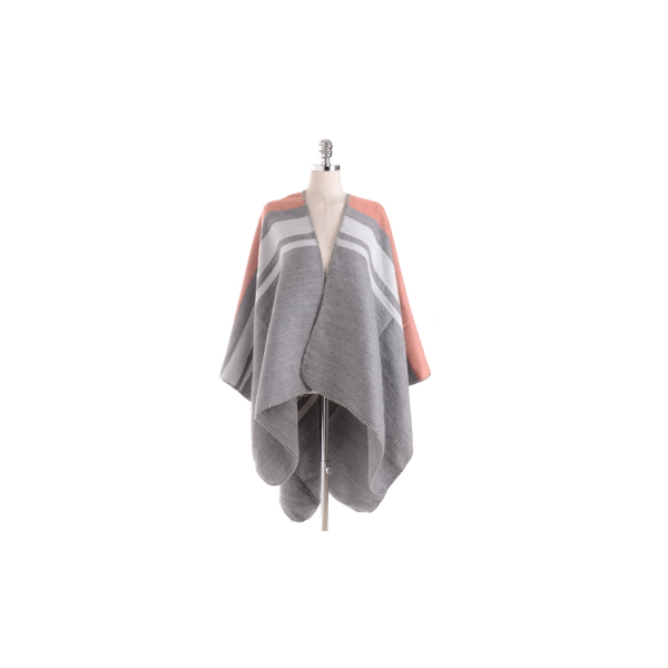 Aivtalk Poncho para Mujer de Invierno Entretiempo Cárdigan de Punto Capa Elegante Abrigada Calentito Diseño Casual Simple Manta Chal 128 x 148 CM 
