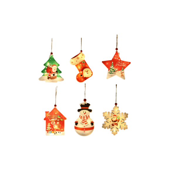 SHATCHI Juego de belén Tradicional de Navidad con Luces LED para decoración del hogar 