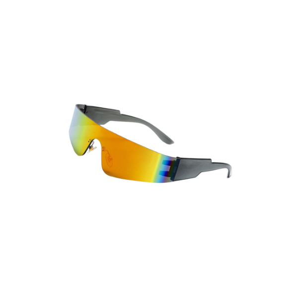 Ruolin 12pcs Gafas de Sol con Forma de Corazón sin Montura Divertidas Gafas de Espejos Gafas Fiesta Disfraz Tropical Hawaiana Hippie Boda de Colores 