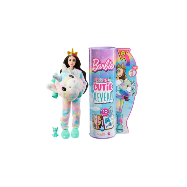 Muñeca Barbie Cutie Reveal Unicornio De Fantasía
