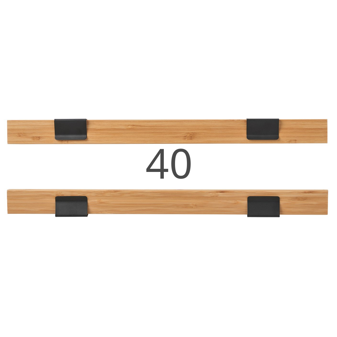 IKEA VISBÄCK posterhängare, bambu, 40 cm
