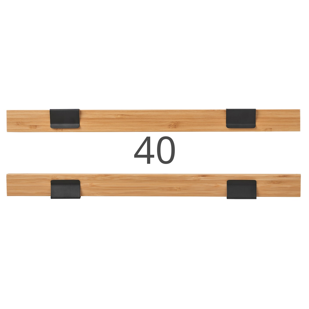 IKEA VISBÄCK posterhängare, bambu, 40 cm