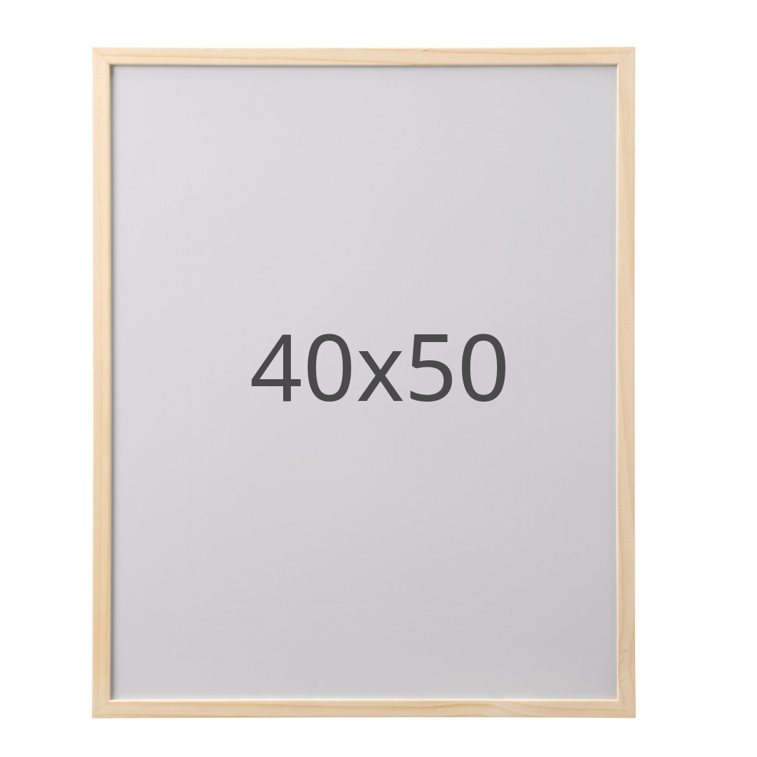 IKEA HÄCKHAGTORN ram, furu, 40x50 cm