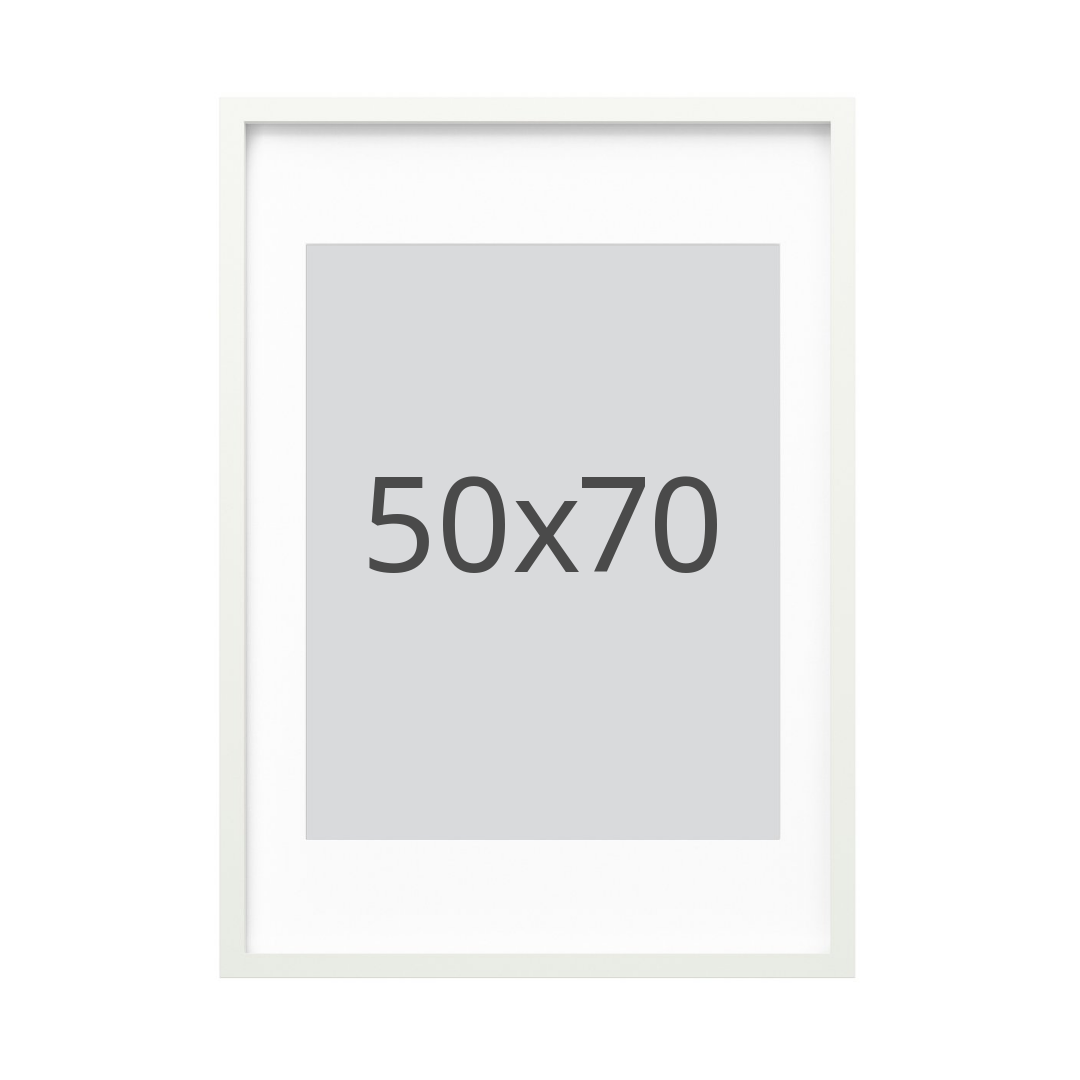 IKEA RÖDALM ram, vit, 50x70 cm