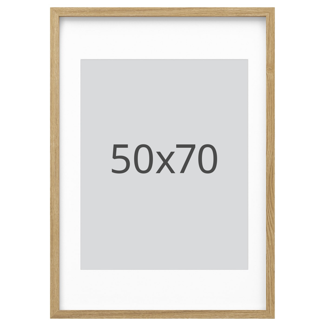IKEA RÖDALM ram, ekmönstrad, 50x70 cm