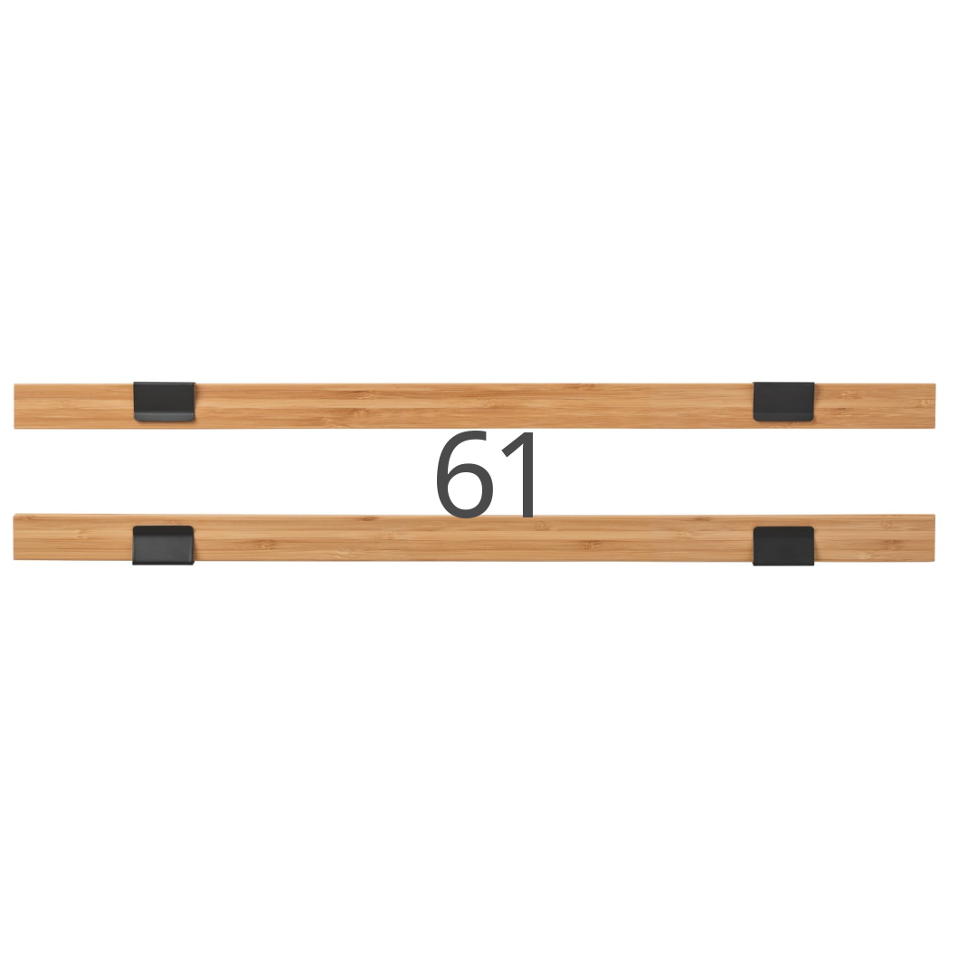 IKEA VISBÄCK posterhängare, bambu, 61 cm