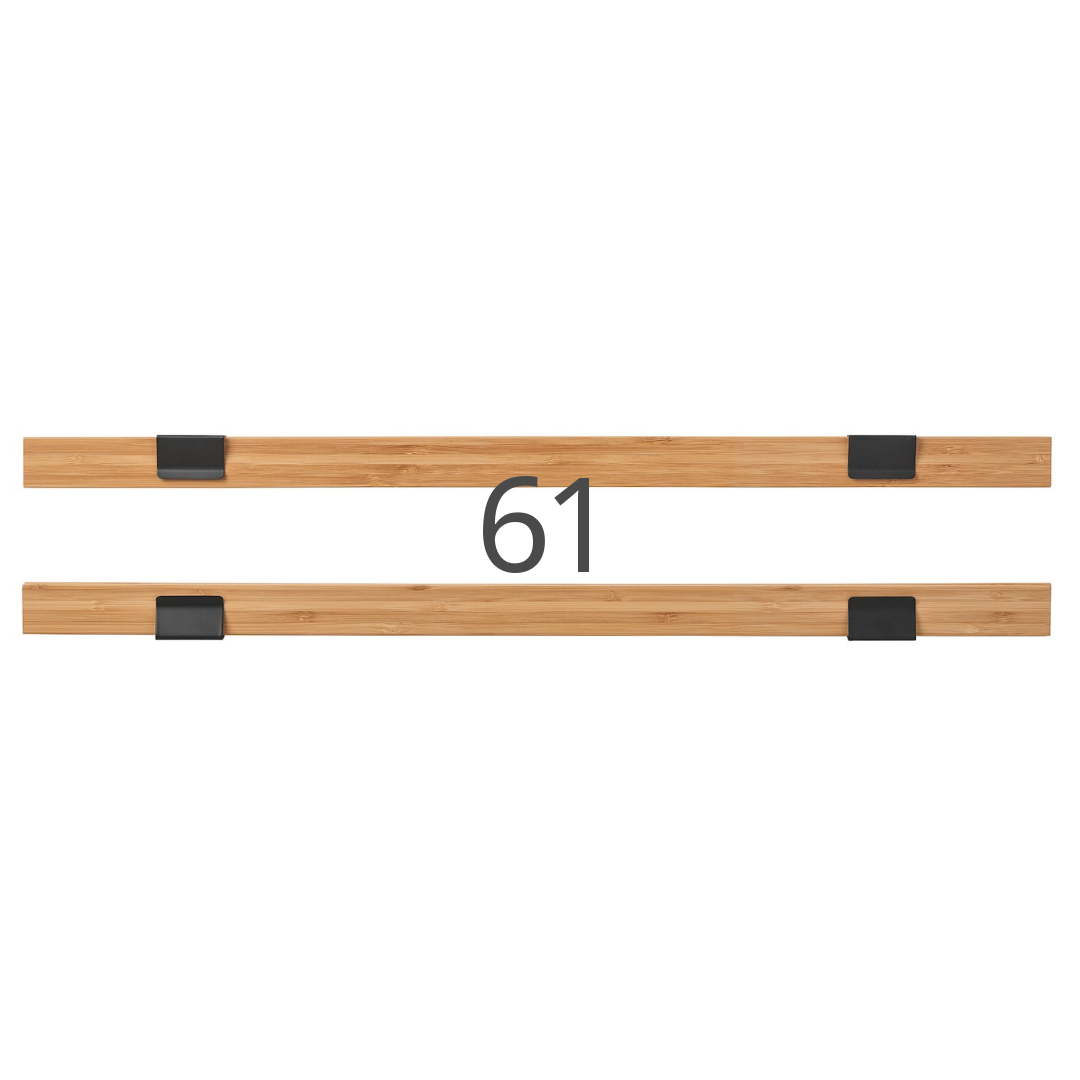 IKEA VISBÄCK posterhängare, bambu, 61 cm