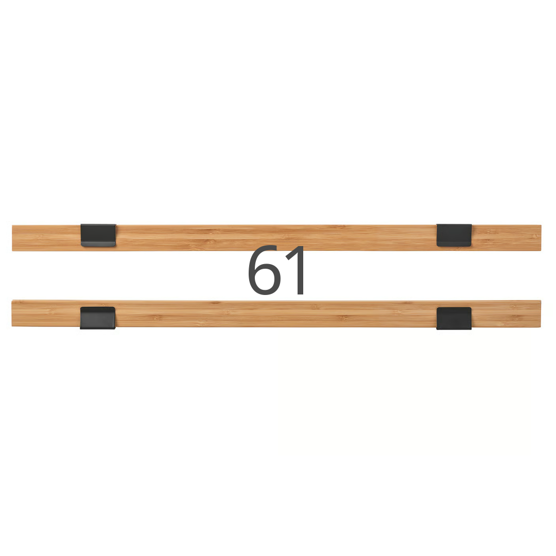 IKEA VISBÄCK posterhängare, bambu, 61 cm