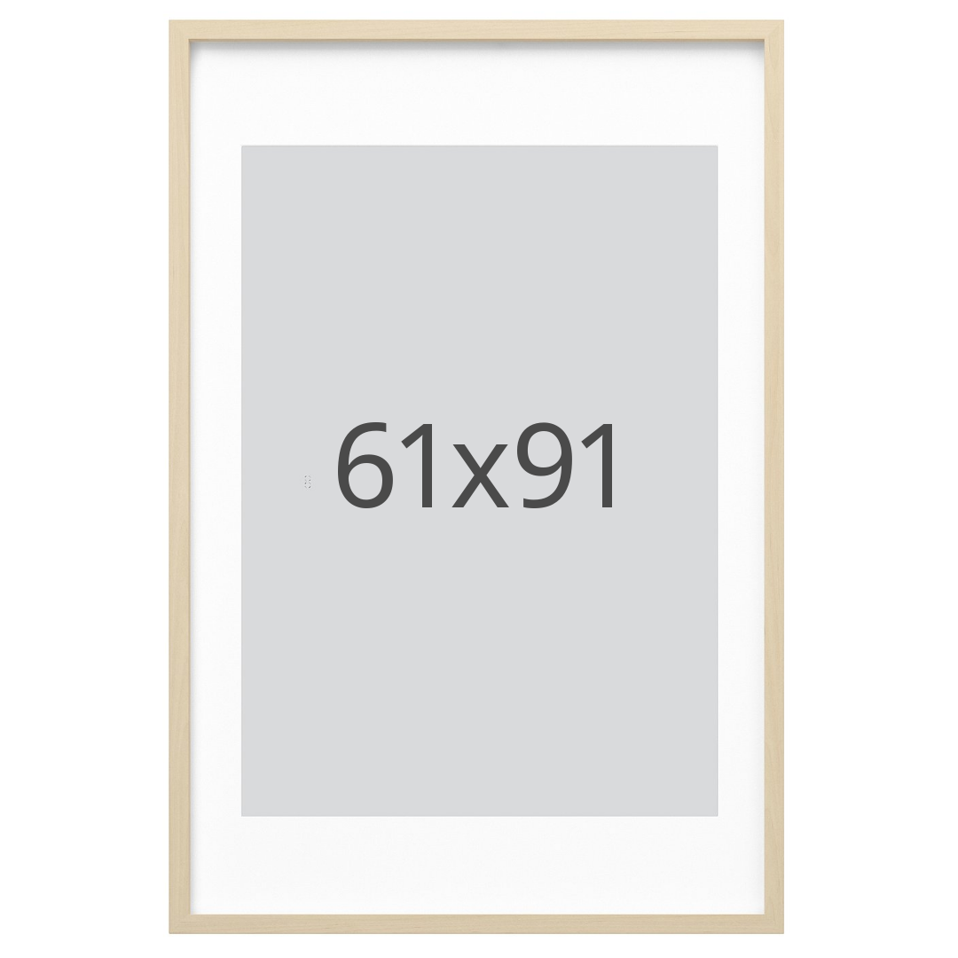 IKEA RÖDALM ram, björkmönstrad, 61x91 cm