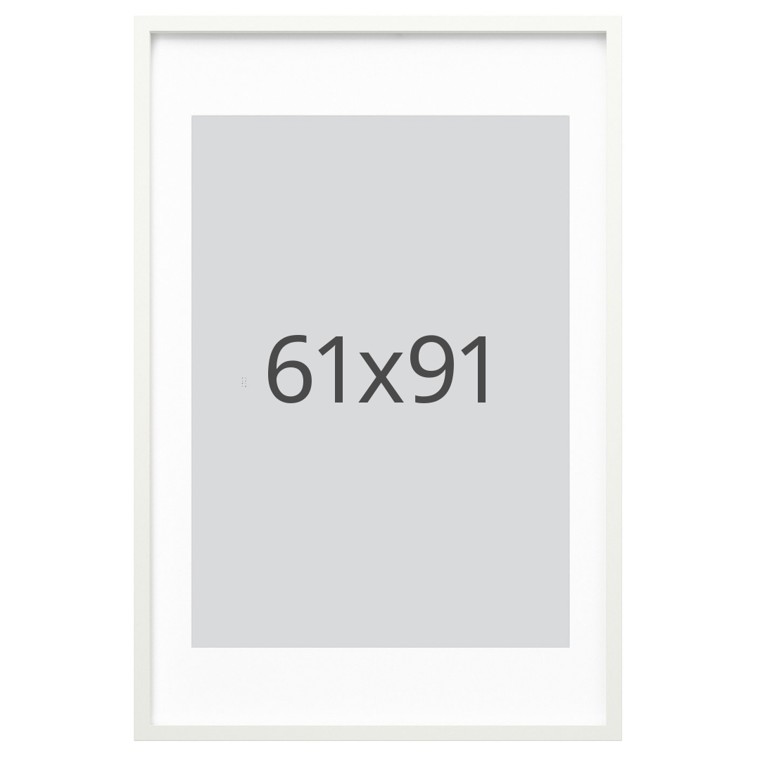 IKEA RÖDALM ram, vit, 61x91 cm