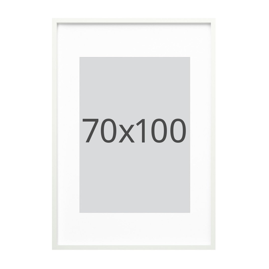 IKEA RÖDALM ram, vit, 70x100 cm