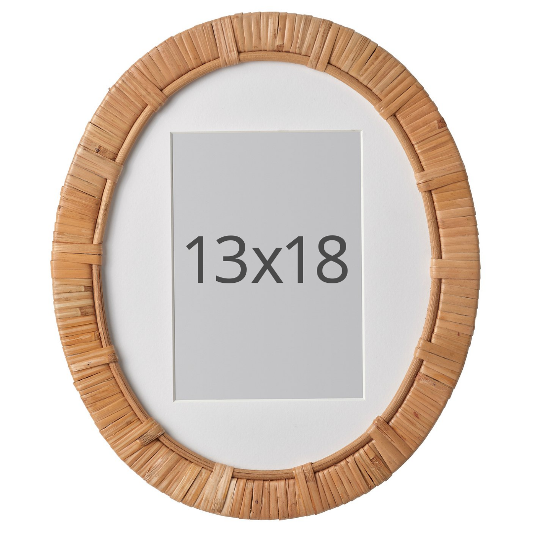 IKEA TRIVIALSKOG ram, rotting, 13x18 cm