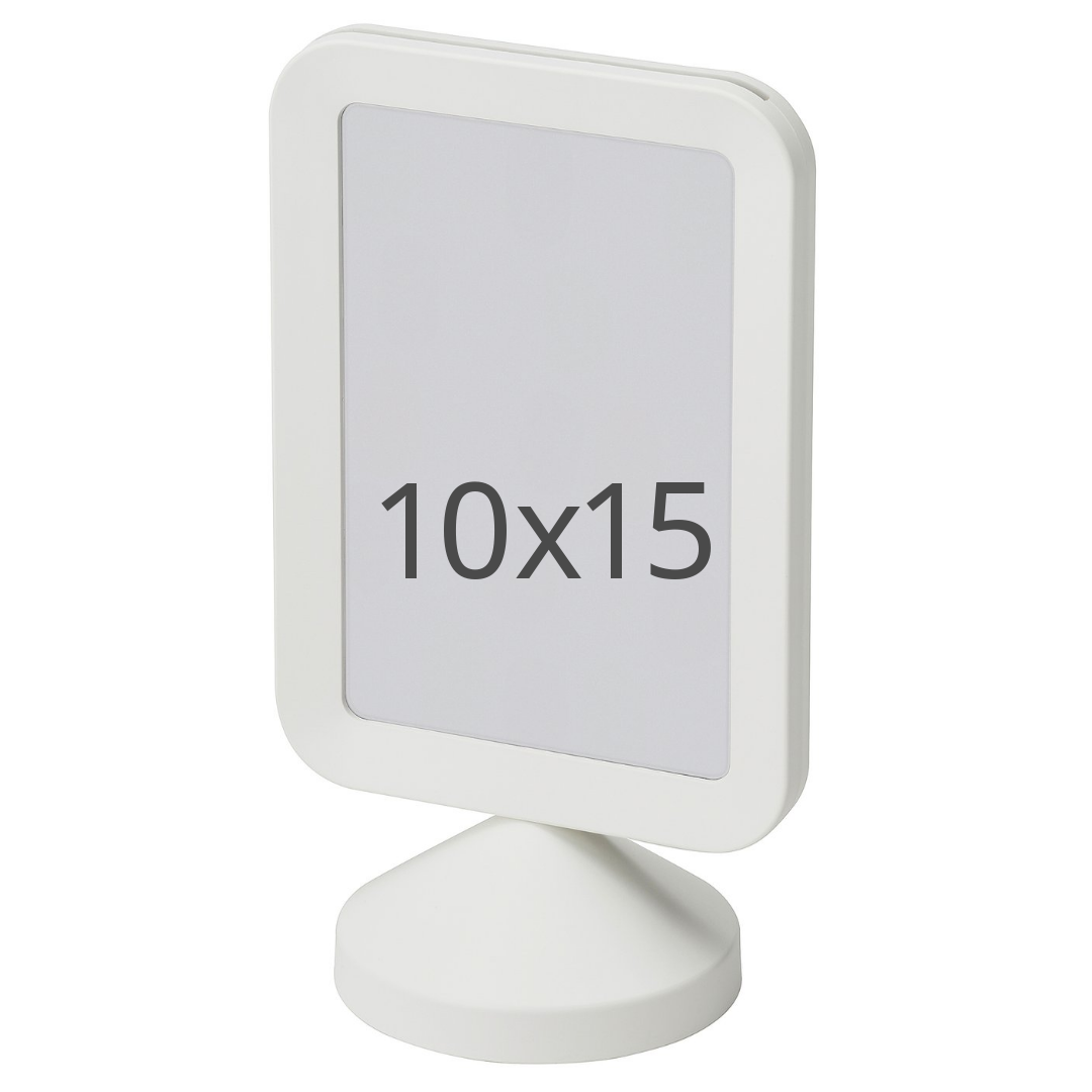 IKEA FIKONTRÄD ram, vit, 10x15 cm