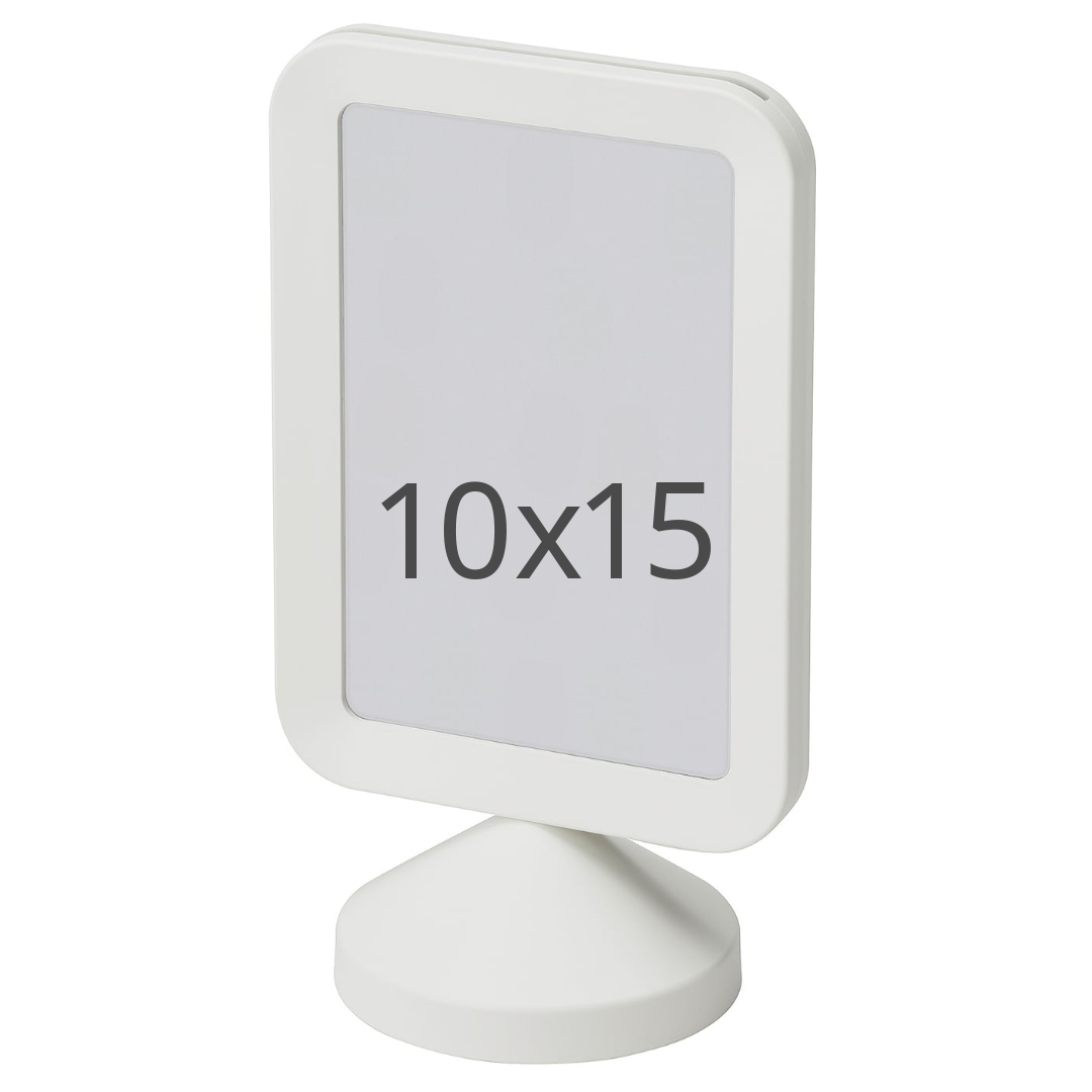 IKEA FIKONTRÄD ram, vit, 10x15 cm