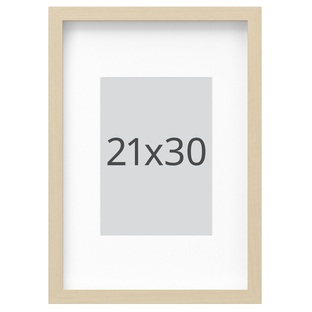 IKEA RÖDALM ram, björkmönstrad, 21x30 cm