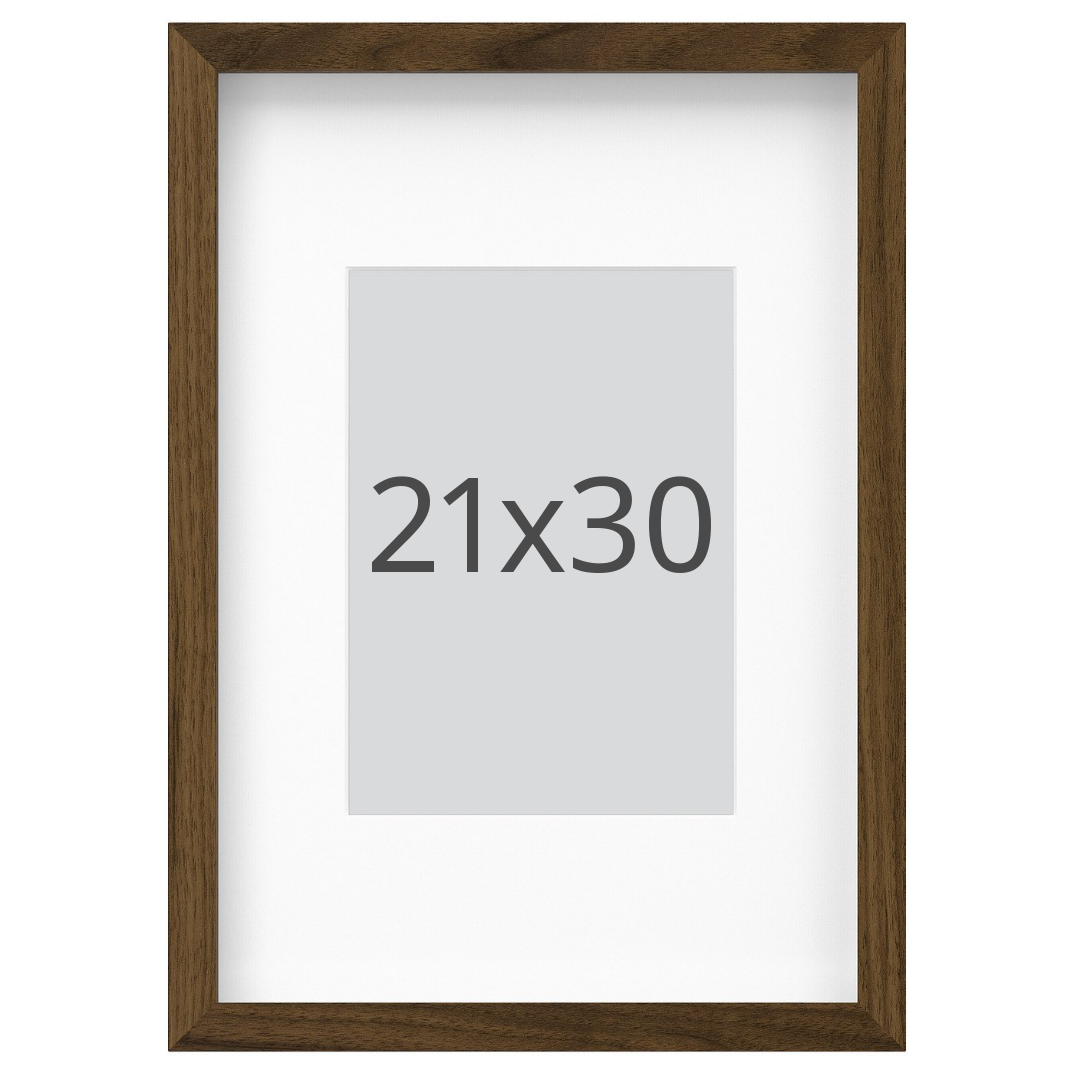 IKEA RÖDALM ram, valnötsmönstrad, 21x30 cm