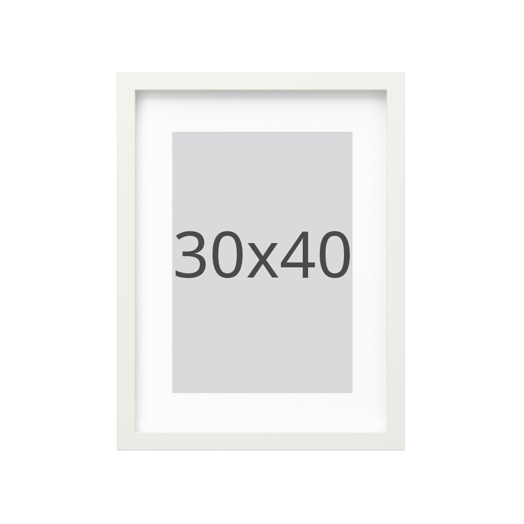 IKEA RÖDALM ram, vit, 30x40 cm