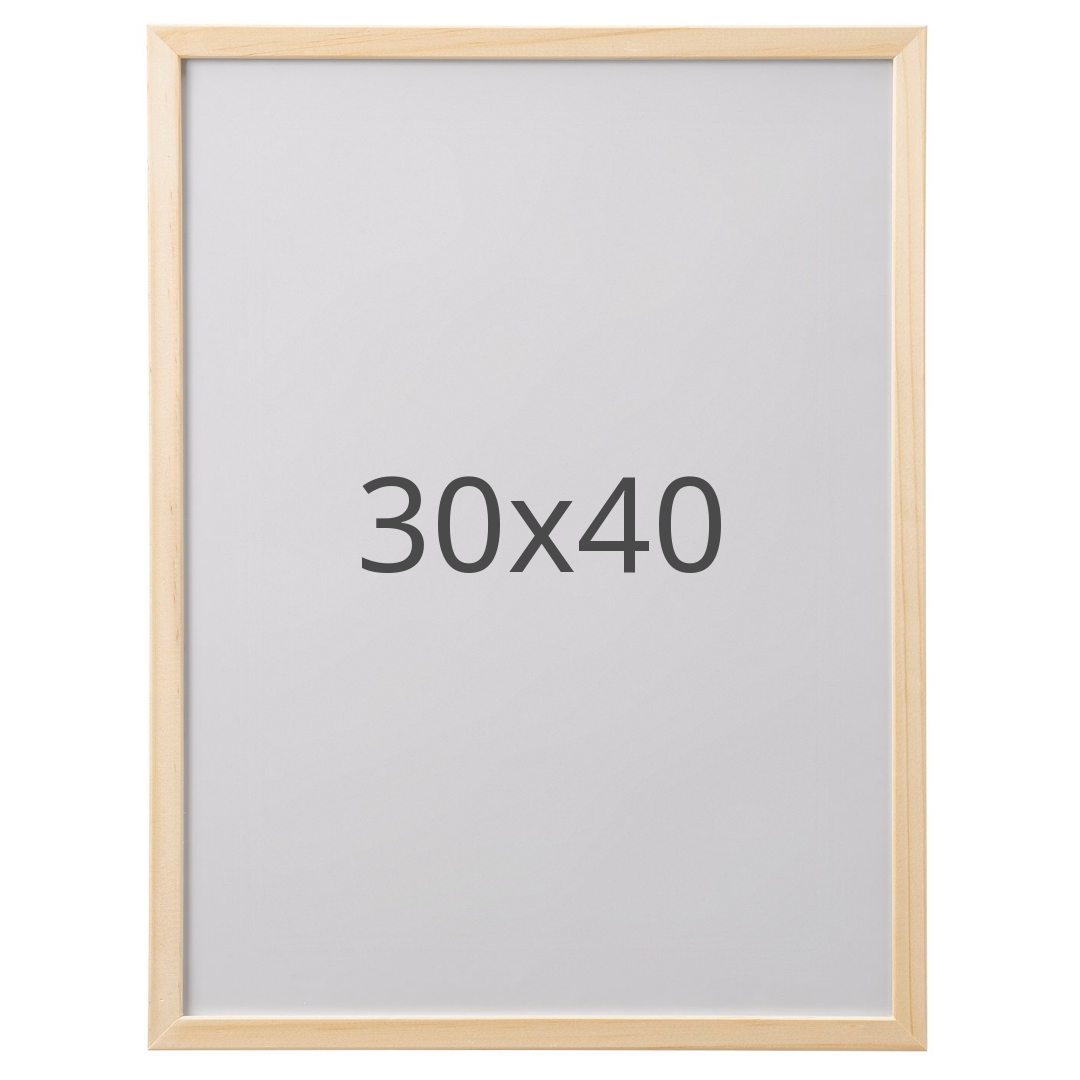 IKEA HÄCKHAGTORN ram, furu, 30x40 cm