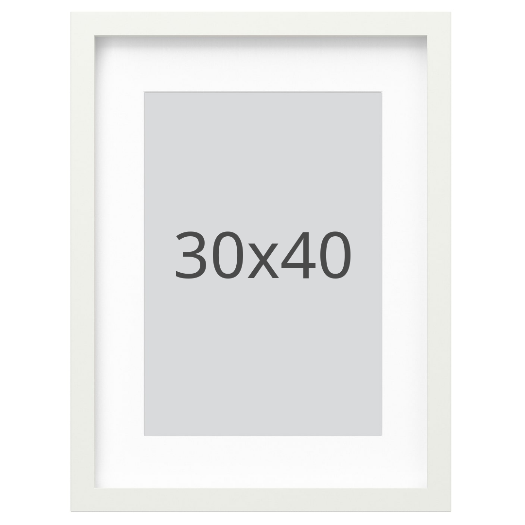 IKEA RÖDALM ram, vit, 30x40 cm