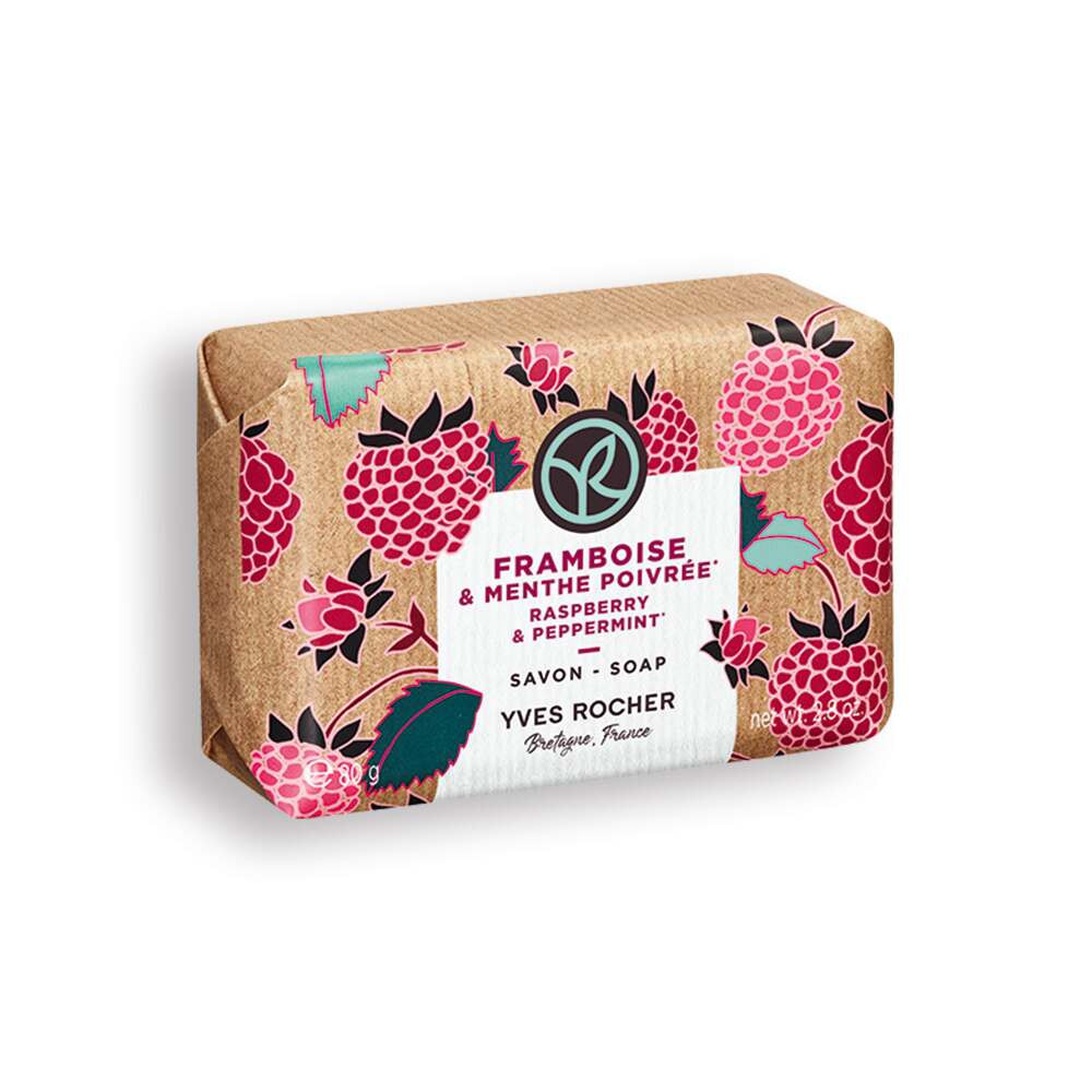 Raspberry & Peppermint Soap - Bar Soap