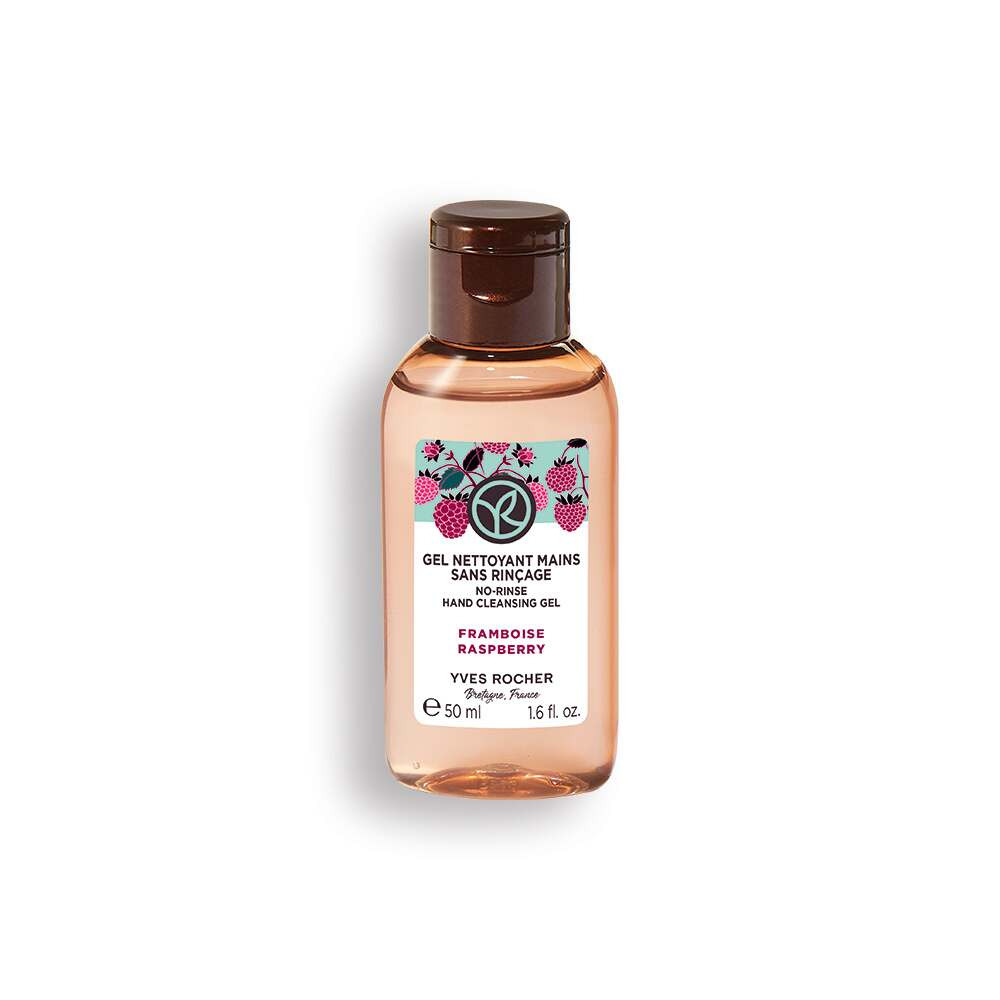 Raspberry & Peppermint No-rinse Hand Cleansing Gel - Liquid Hand Soap