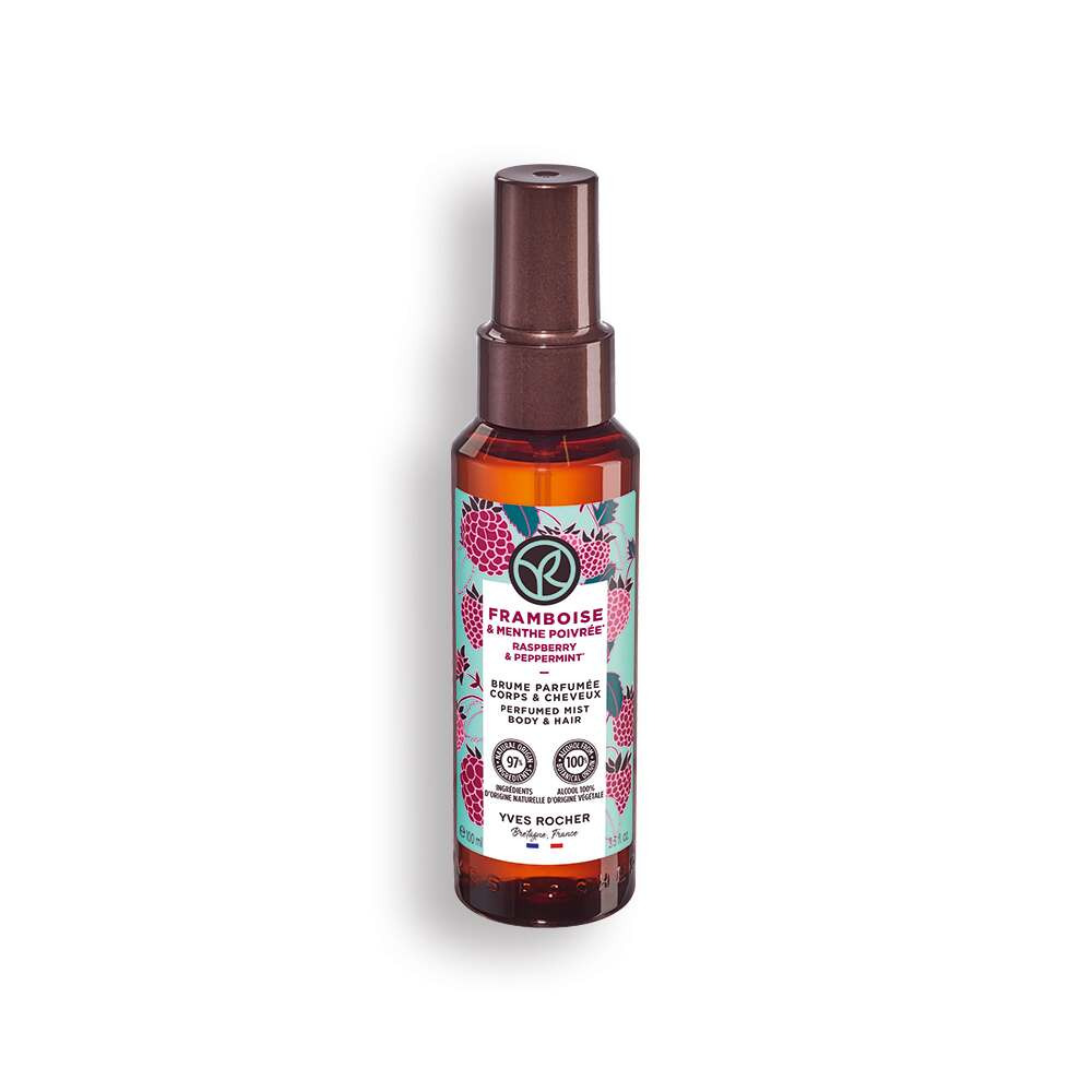 Raspberry & Peppermint Perfumed Mist Hair & Body - Perfumed Body And Hair Mist