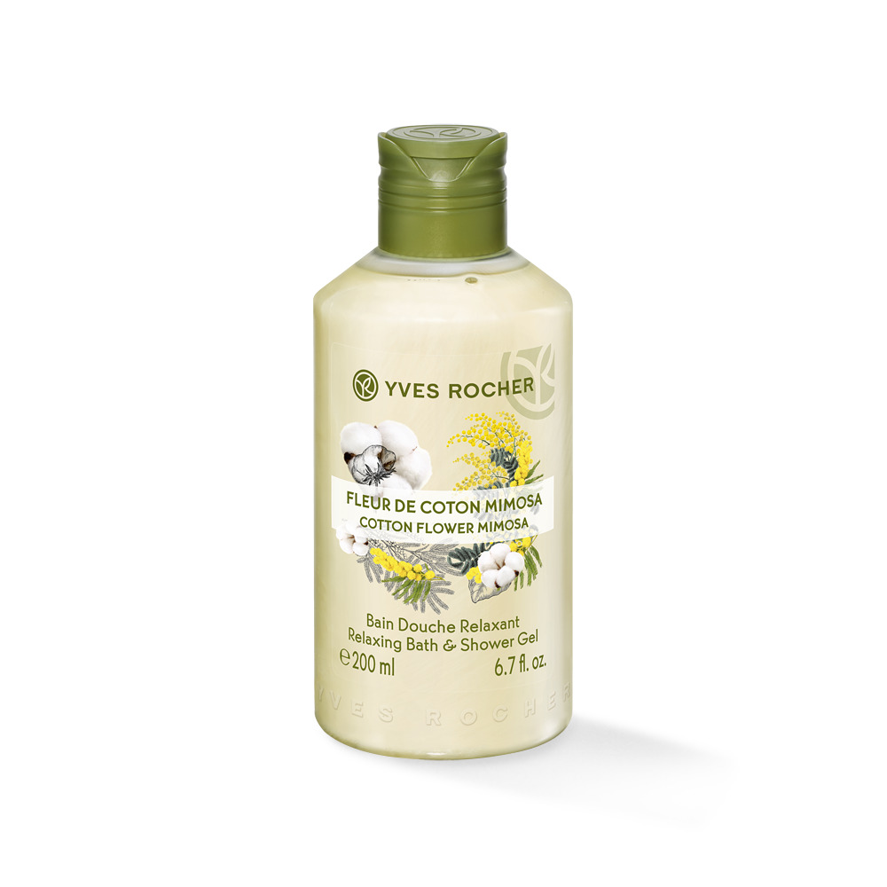 Relaxing Bath And Shower Gel - Cotton Flower Mimosa 200 Ml - Clearance