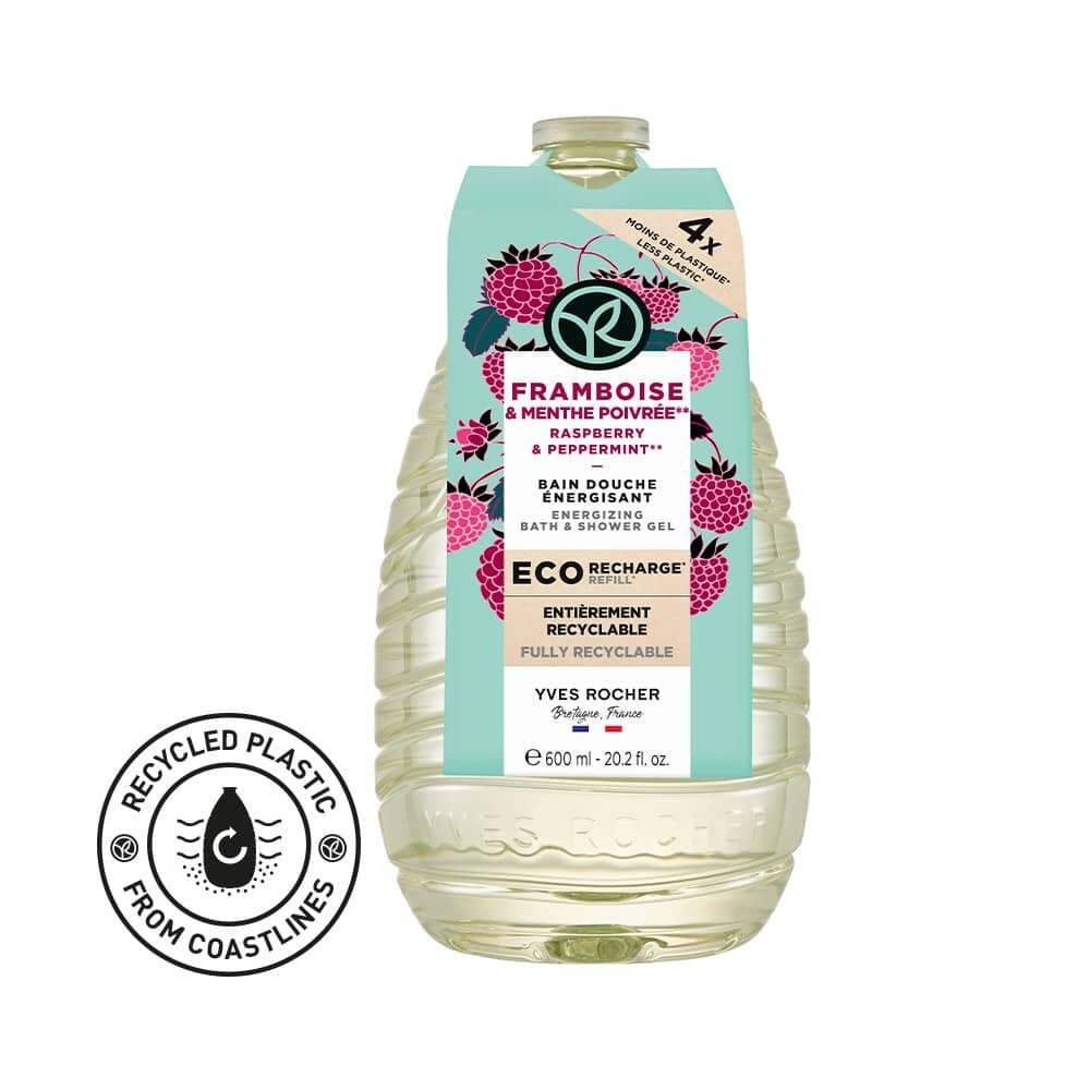Eco-refill Raspberry & Peppermint Bath & Shower Gel - Shower Gel & Body Wash