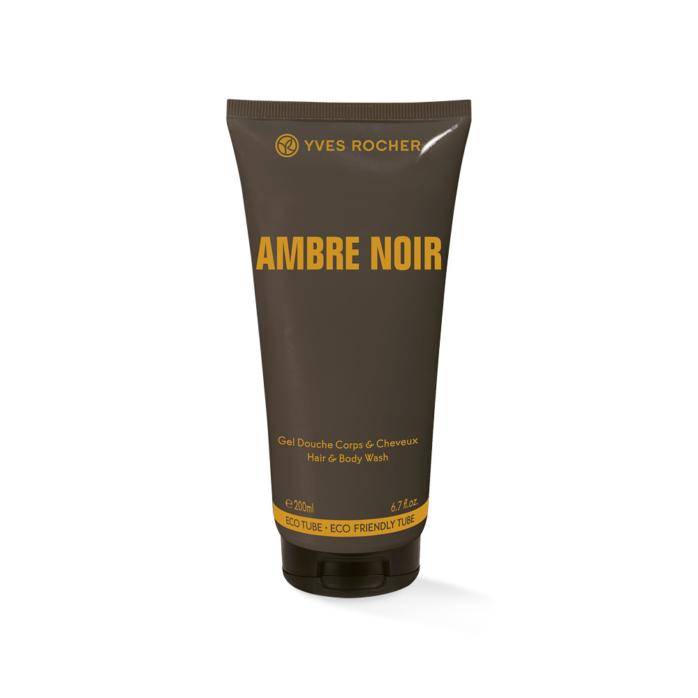 Ambre Noir Hair And Body Wash - Perfumed Shower Gel And Body Lotion