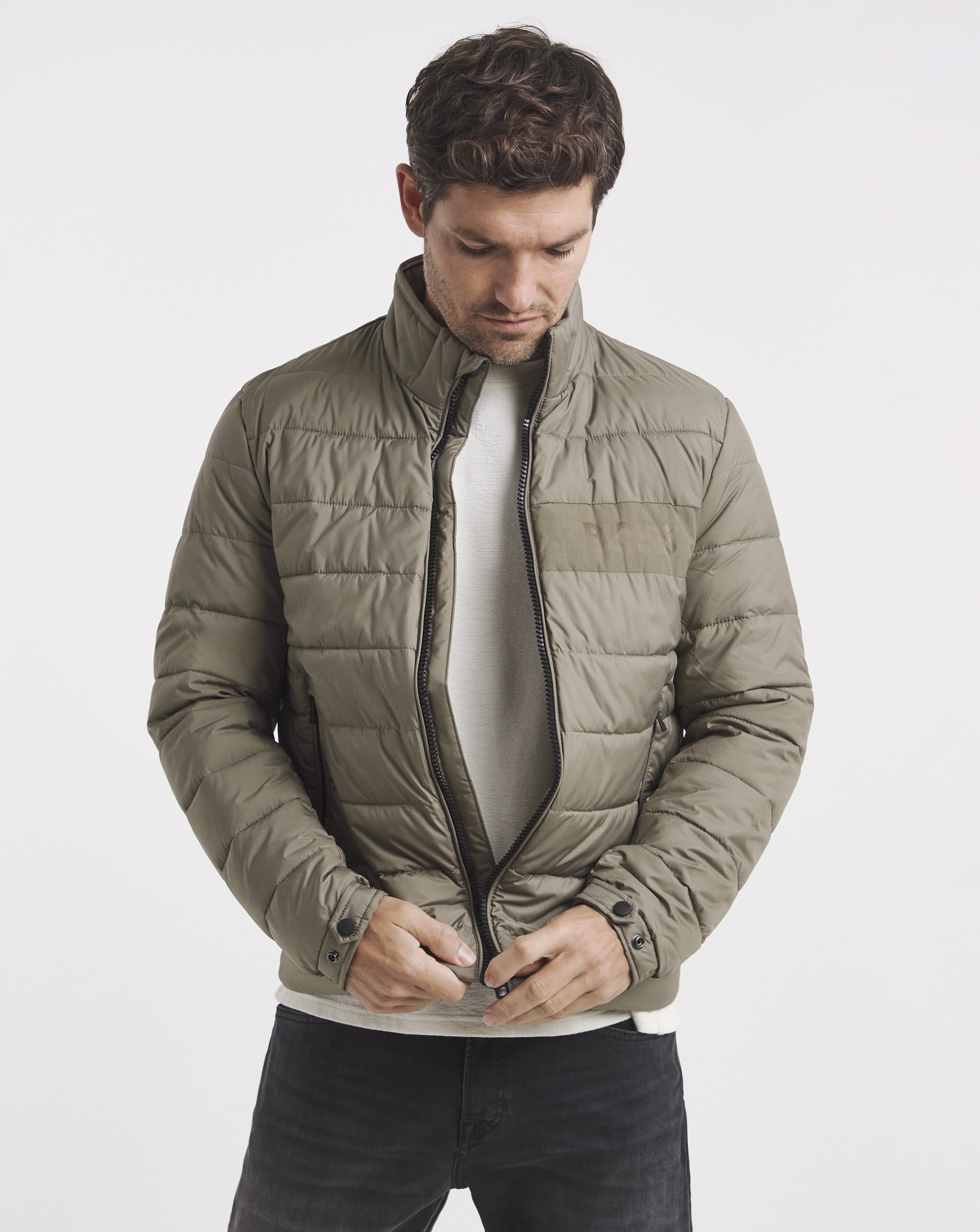 BOSS Padded Jacket - Brown