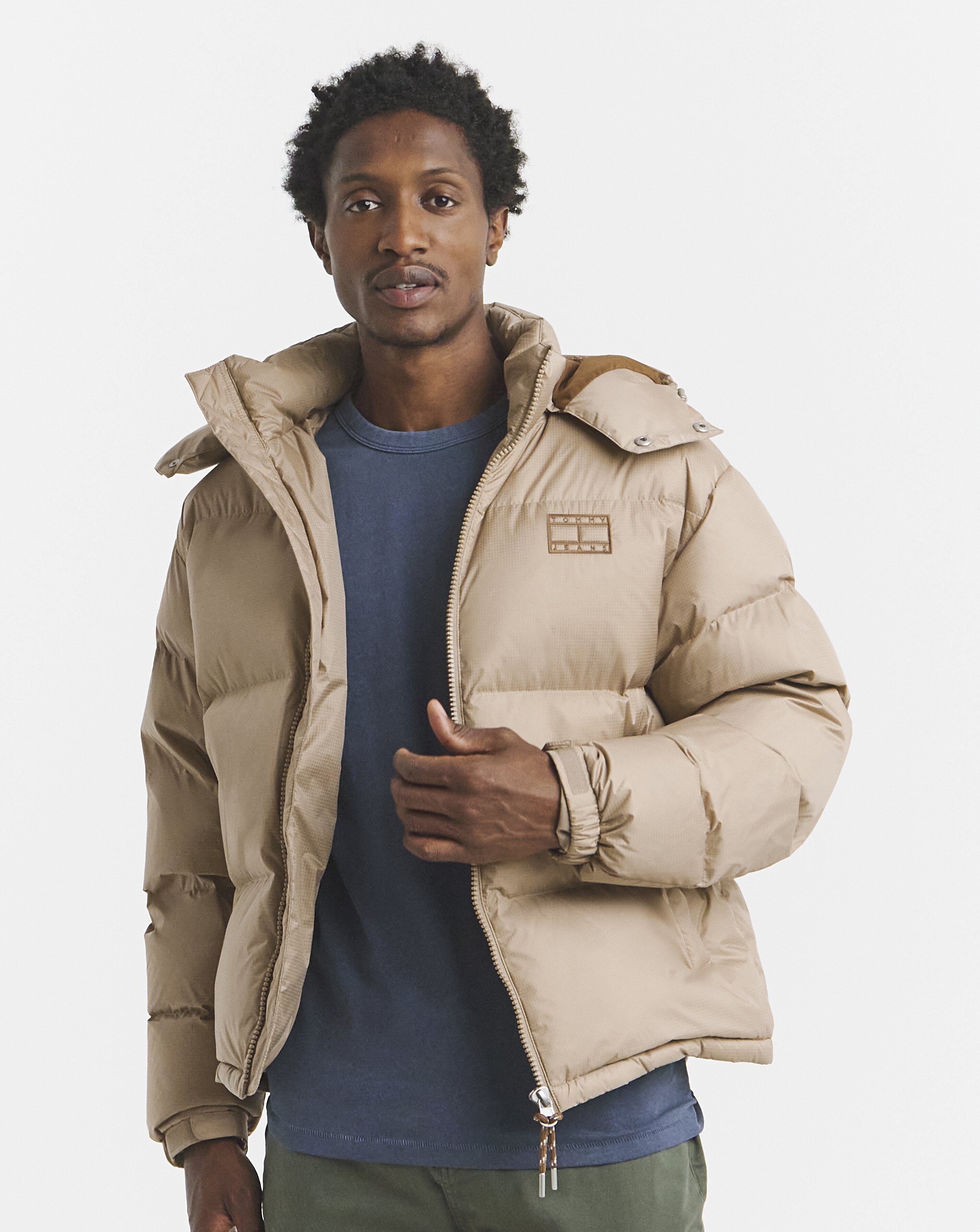 Tommy Jeans Puffer - Taupe