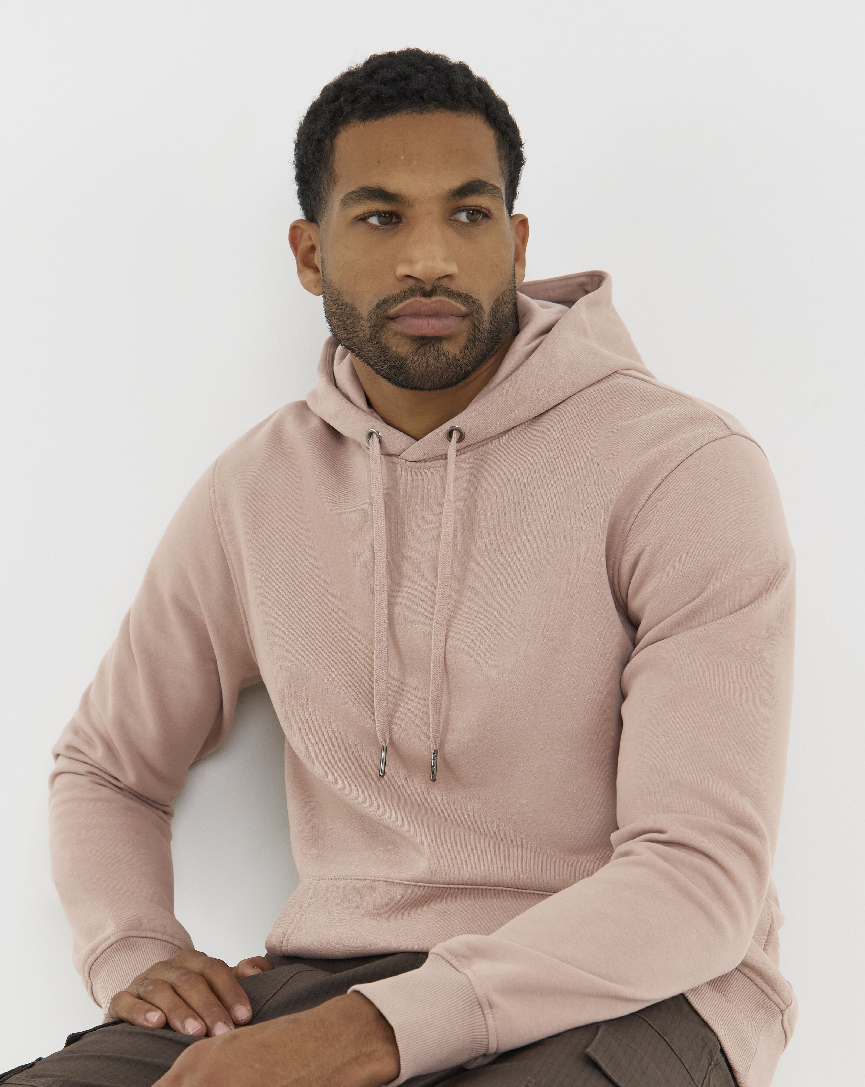 Overhead Hoodie Long - Pink
