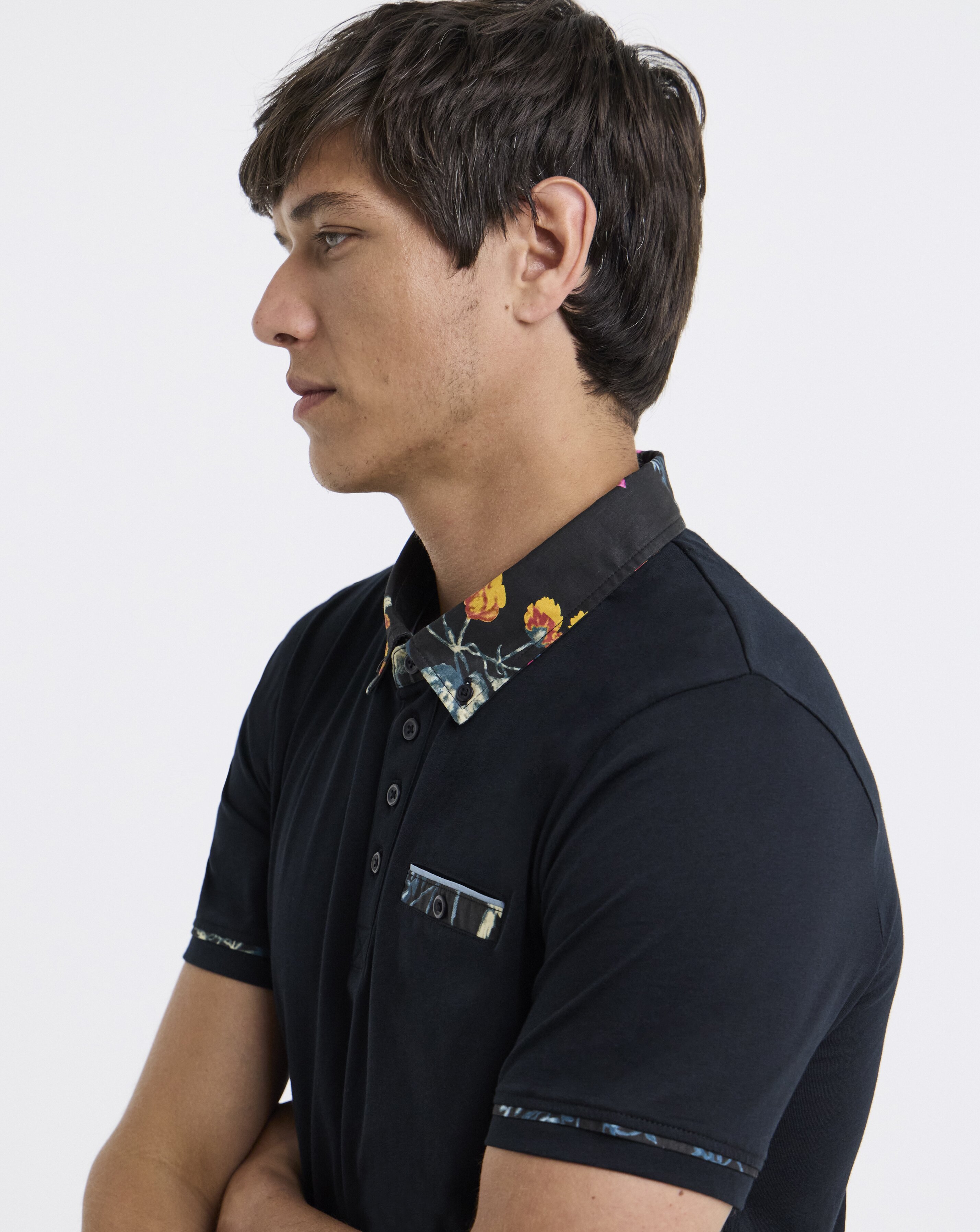 Joe Browns Woven Collar Polo