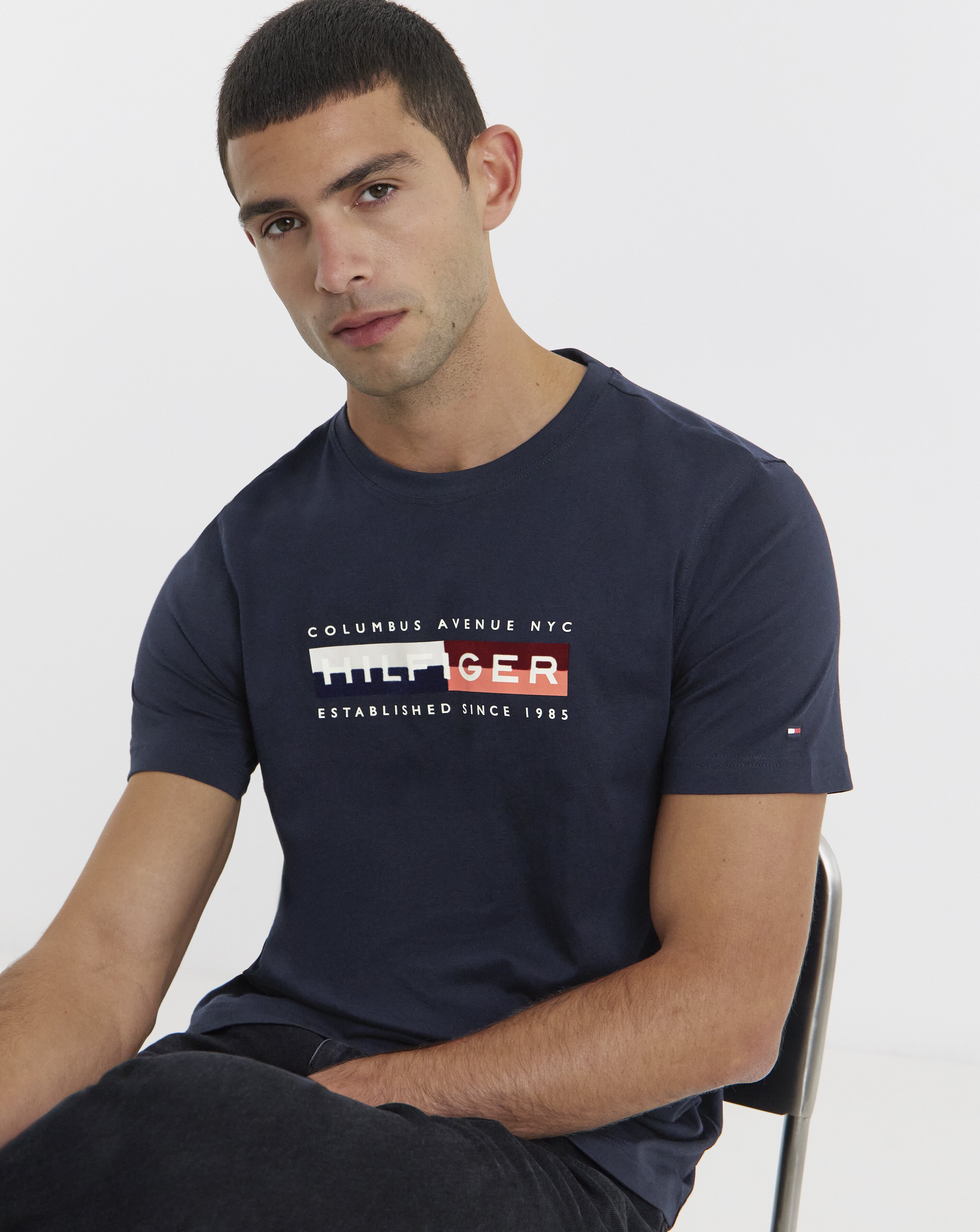 Tommy Hilfiger Block T-Shirt - Navy