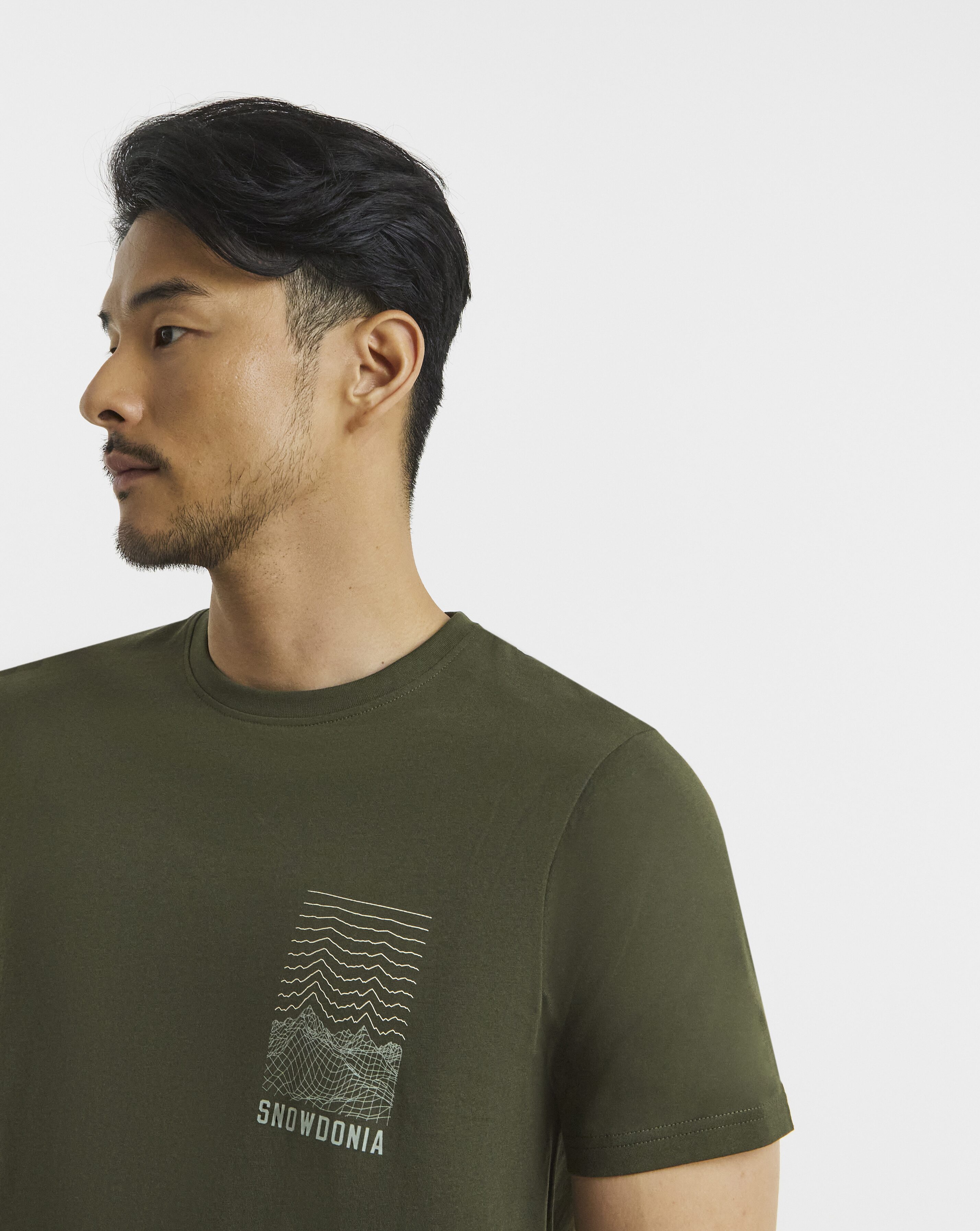 Snowdonia Crew Neck Graphic T-Shirt