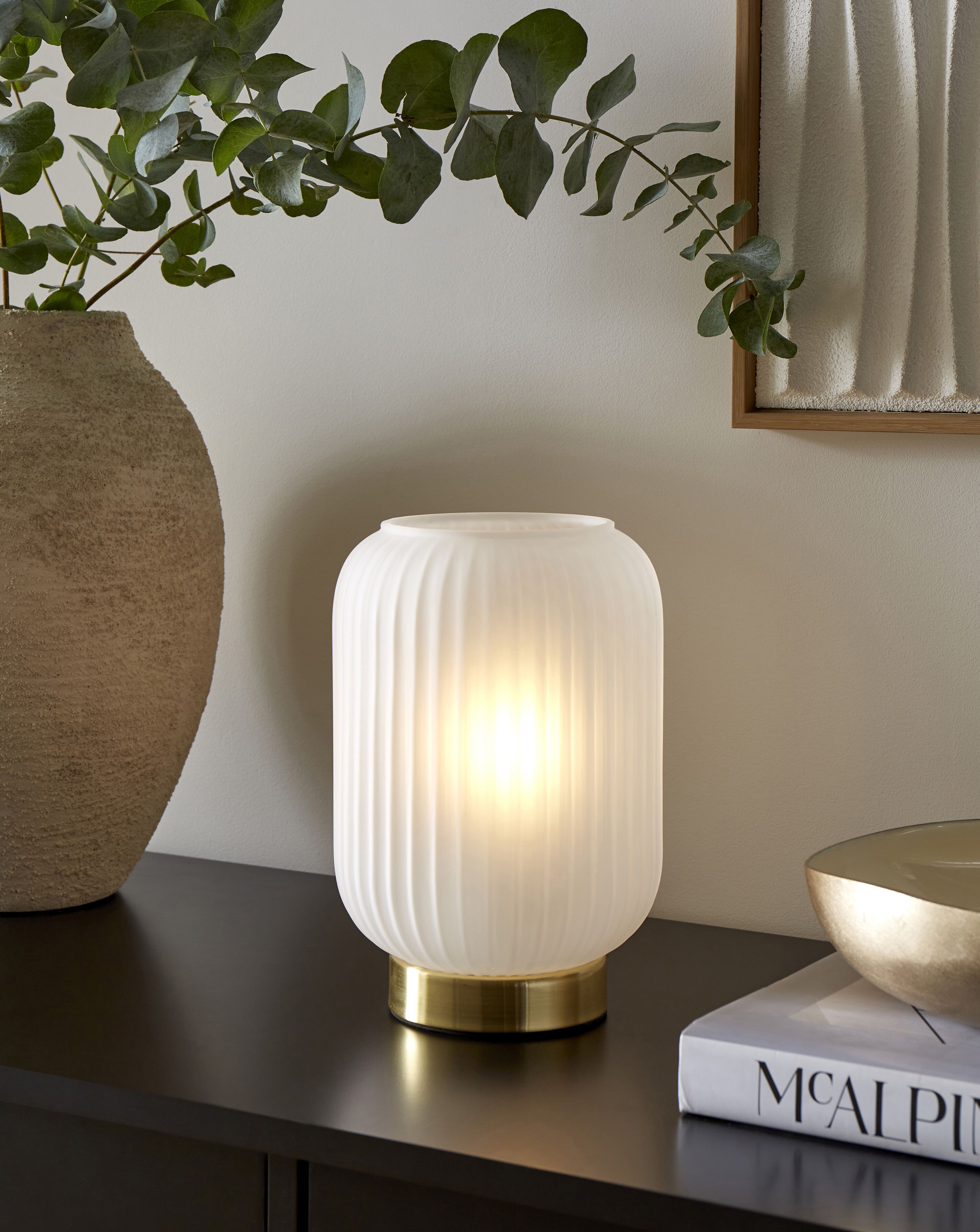 New In - Frosted Glass Table Lamp