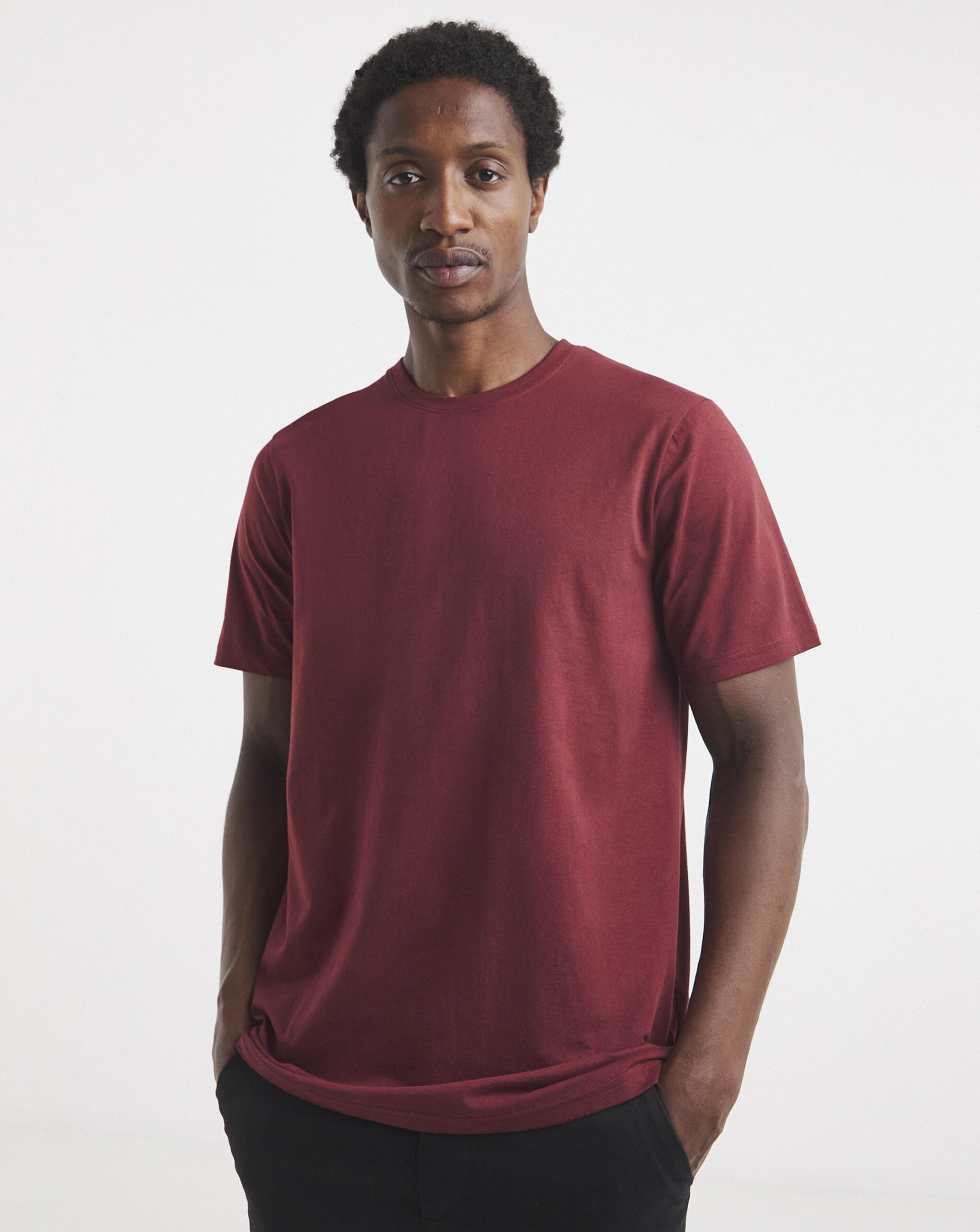 Pure Cotton Crew Neck T-Shirt Long