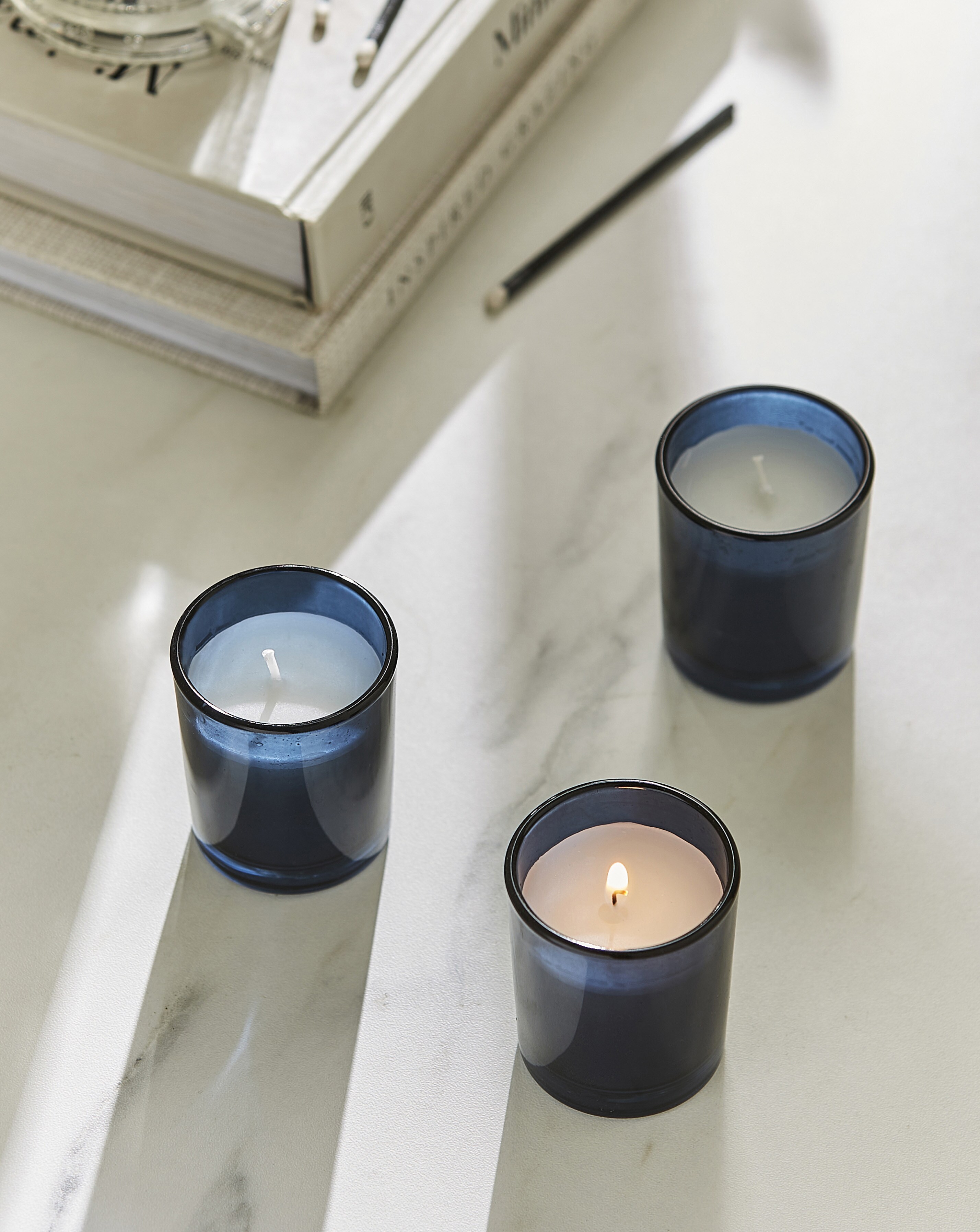 Hydrangea & Jasmine Set of 3 Votives