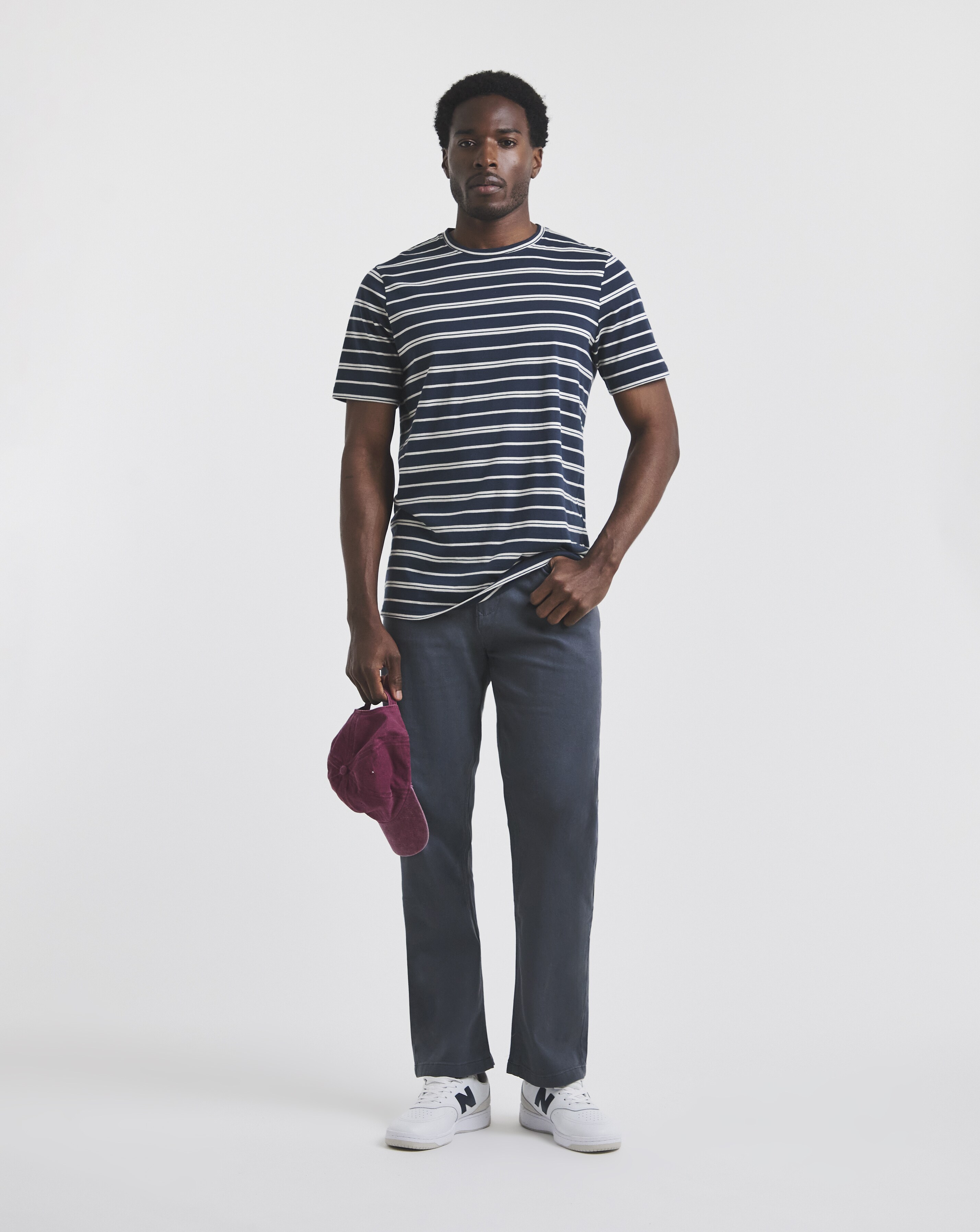 Union Blue Loose Stretch Gabardine Jean