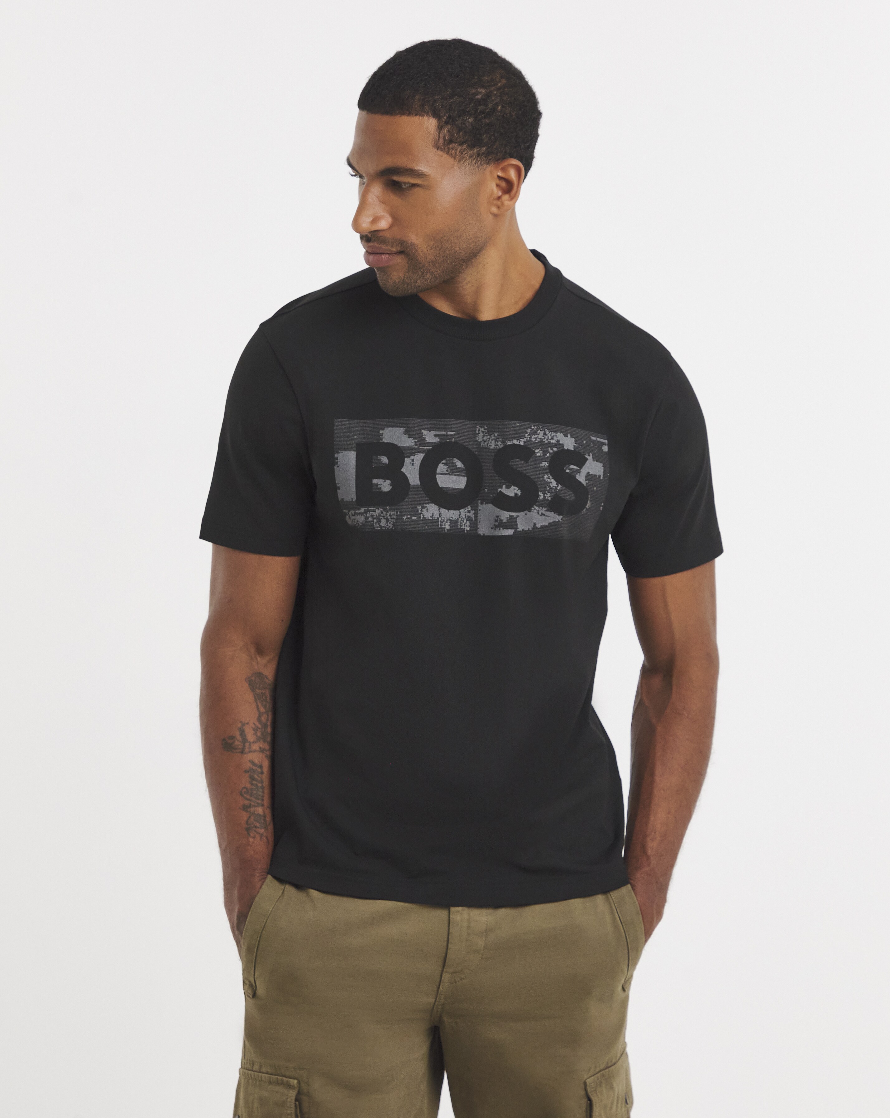 BOSS Globe Graphic Logo T-Shirt