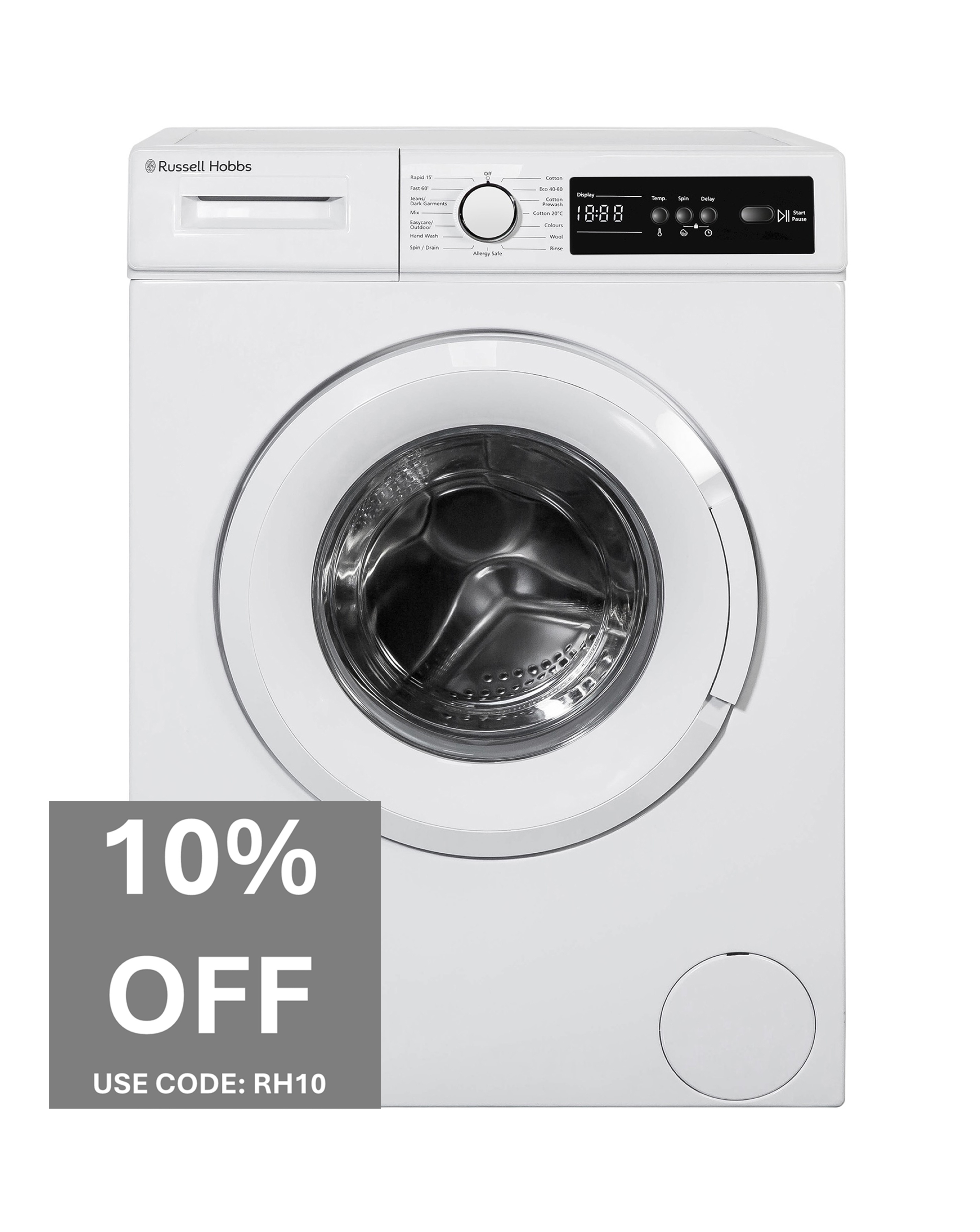 Russell Hobbs RH612W111W Washing Machine