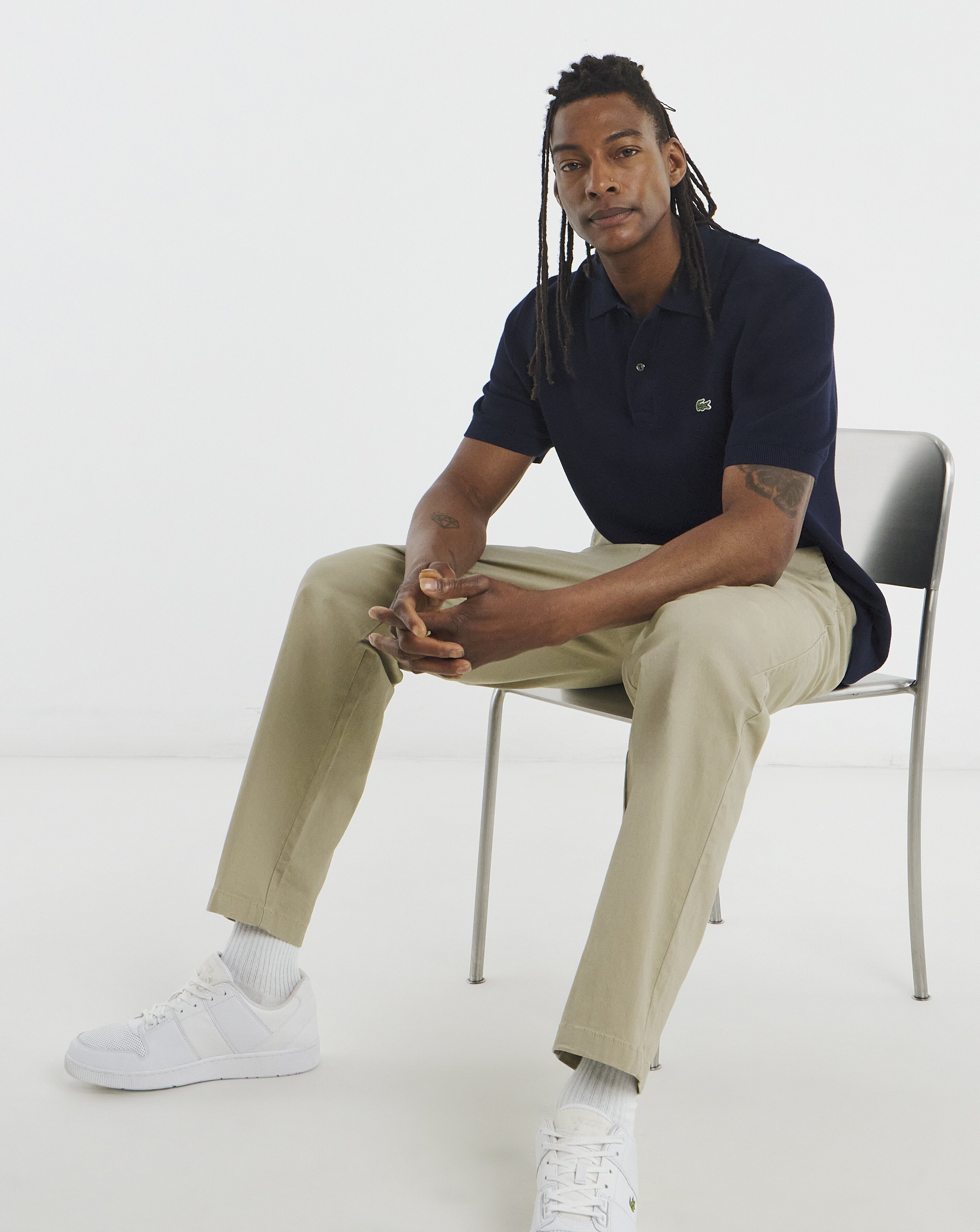 Lacoste Short Sleeve Knitted Polo