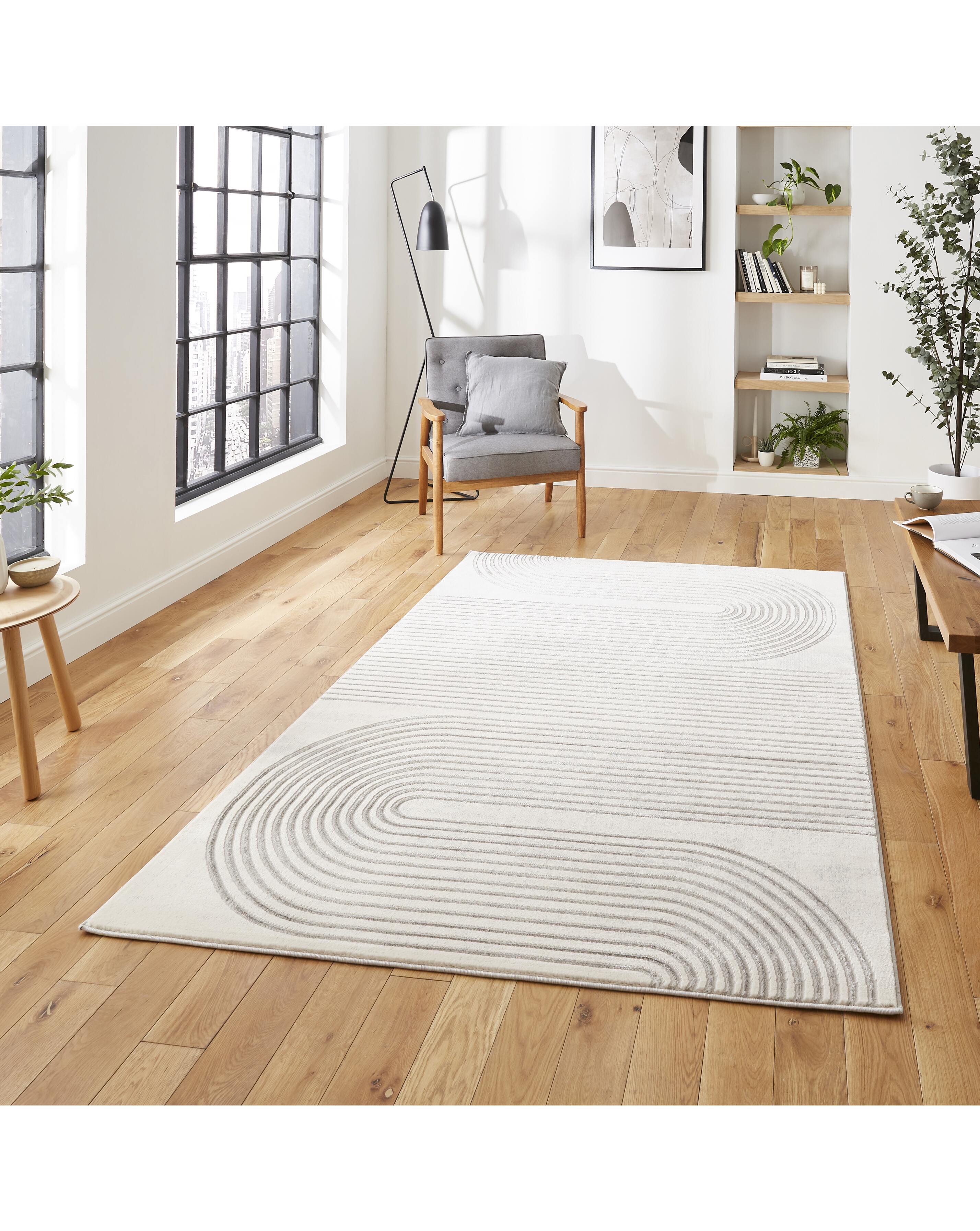 Think Rugs Apollo Grey/Ivory 80X150 Rug
