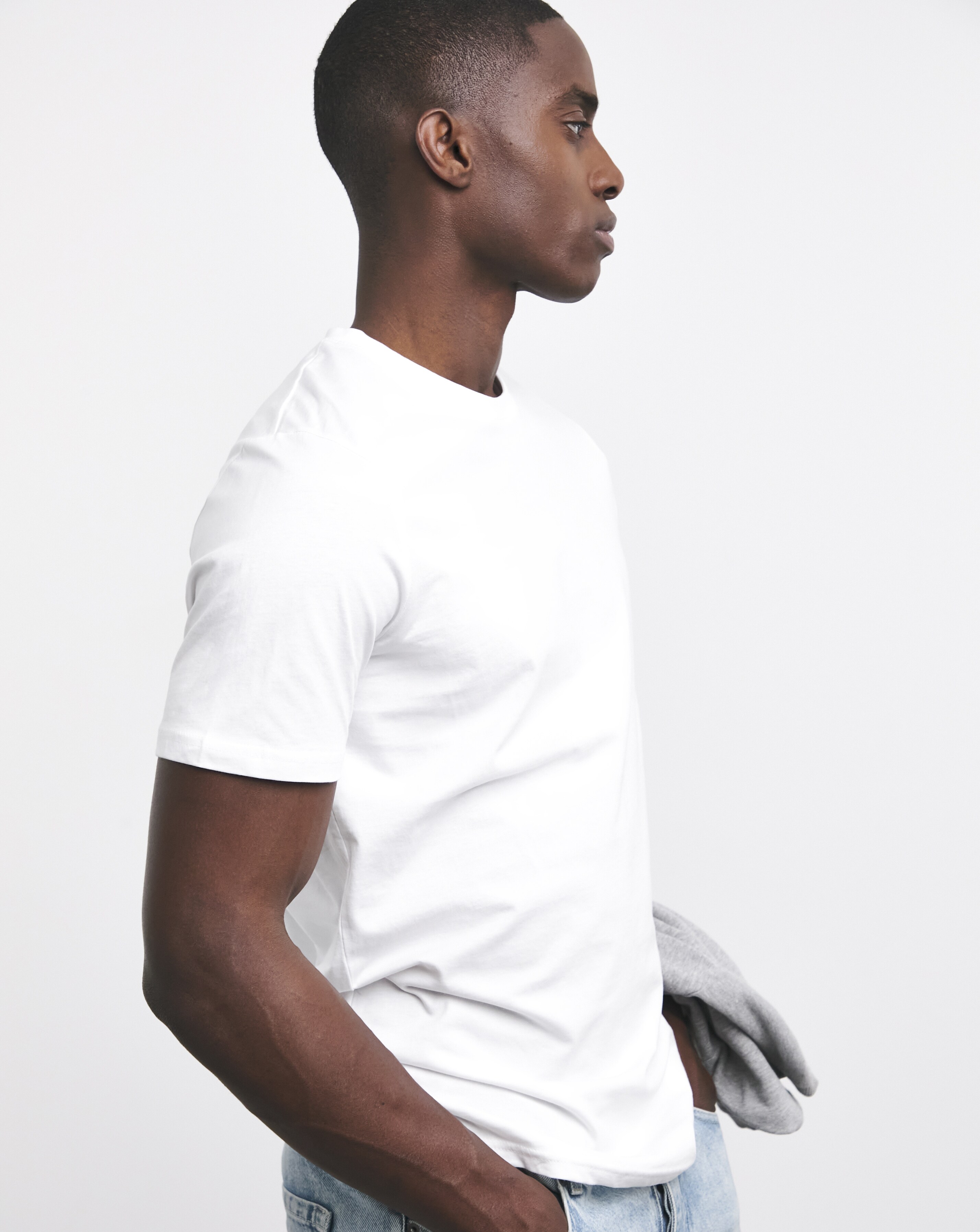 Pure Cotton Crew Neck T-Shirt Long